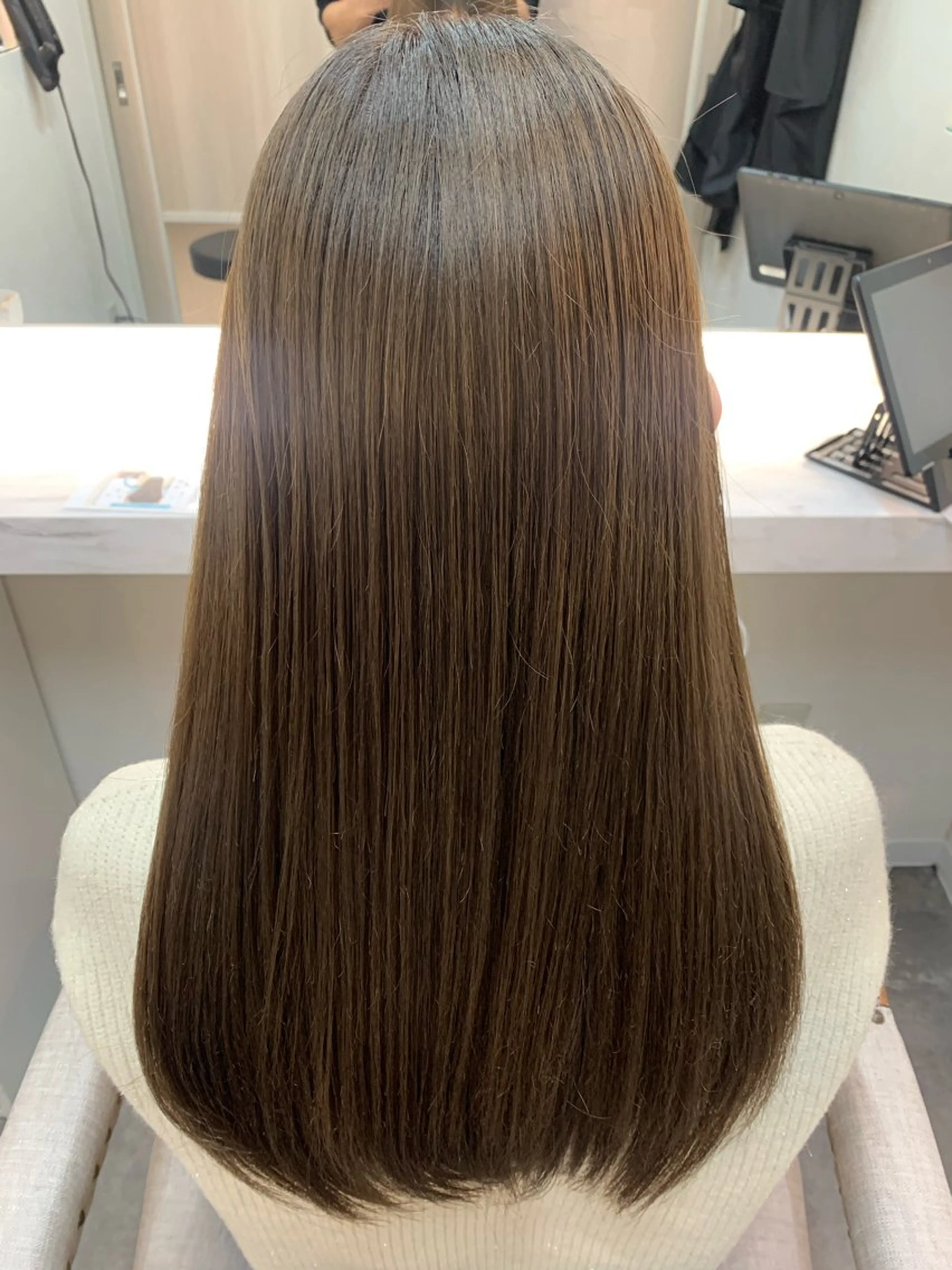 ロング 髪質改善 ロング 縮毛矯正 カット ヘアカラー トリートメント 完全個室/髪質改善 武田諒のヘアスタイル