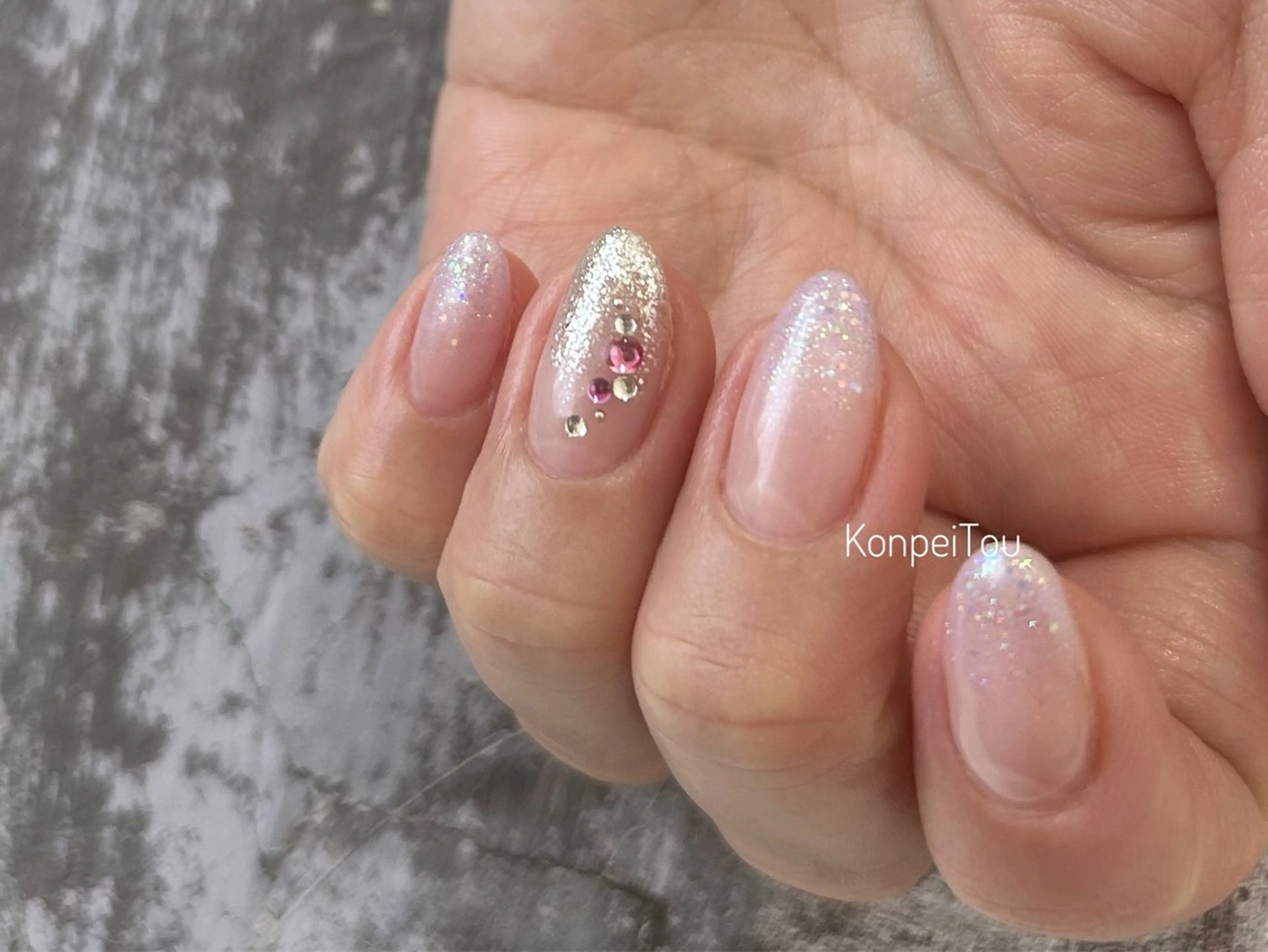 ネイル ハンドネイル おうちのネイルサロン　konpeiTou〜こんぺいとう〜所属・おうちのネイルサロン KonpeiTouのネイルデザイン
