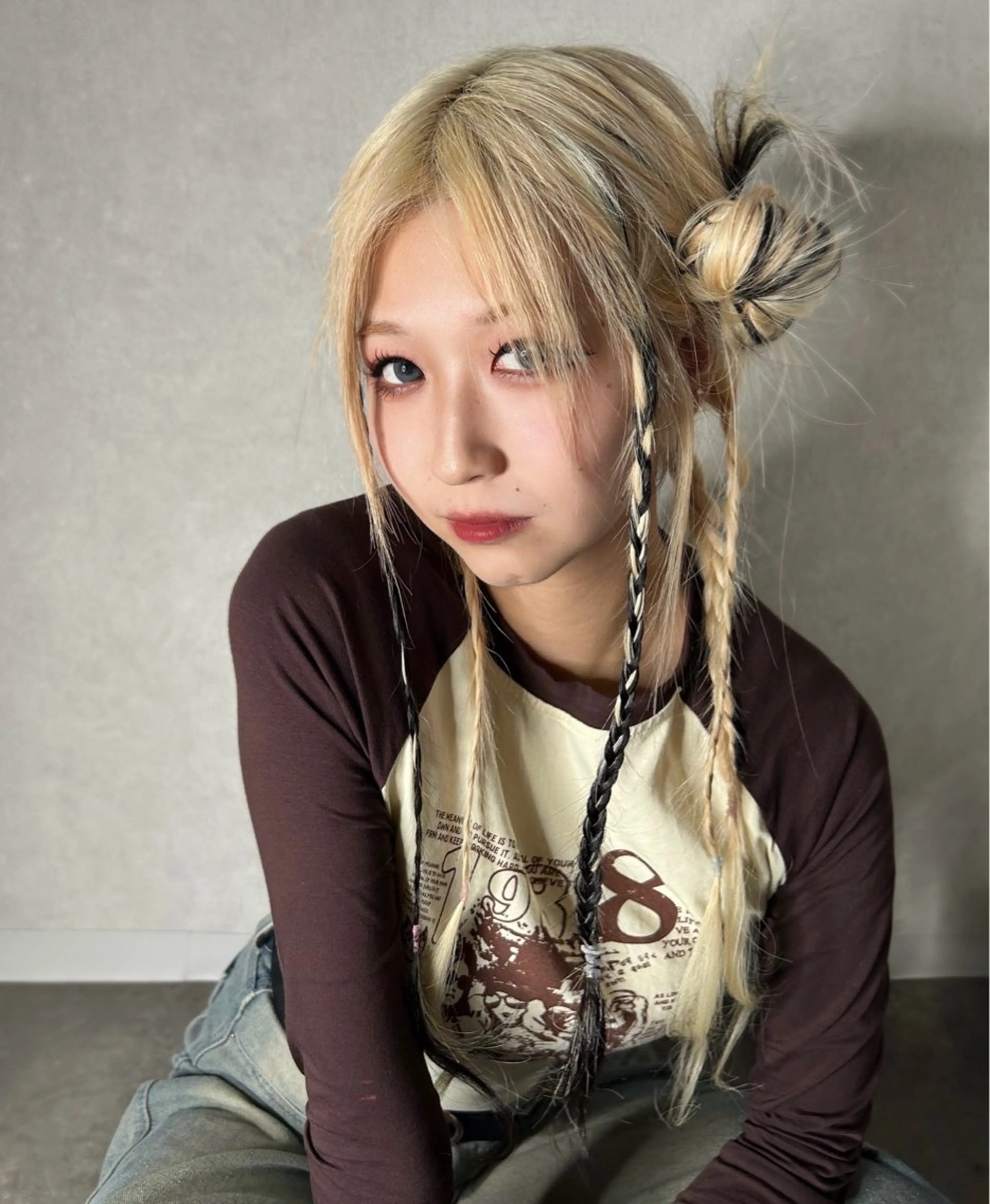 ロング エクステ エクステ/ハイトーン /ミサキのヘアスタイル