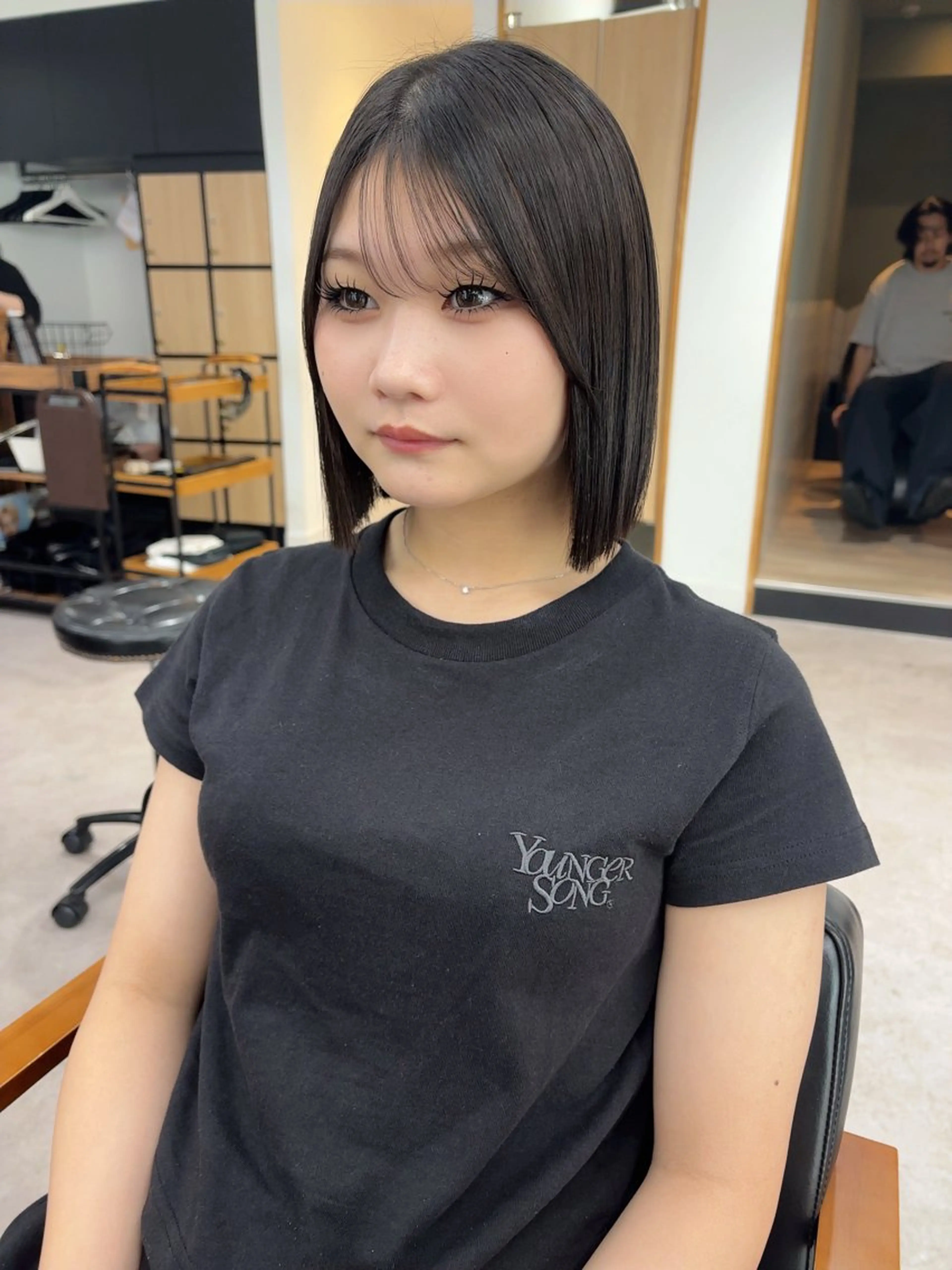 ショート カラー ボブ カット 縮毛矯正 トリートメント 横浜Bob美容師🤎 ERINAのヘアスタイル