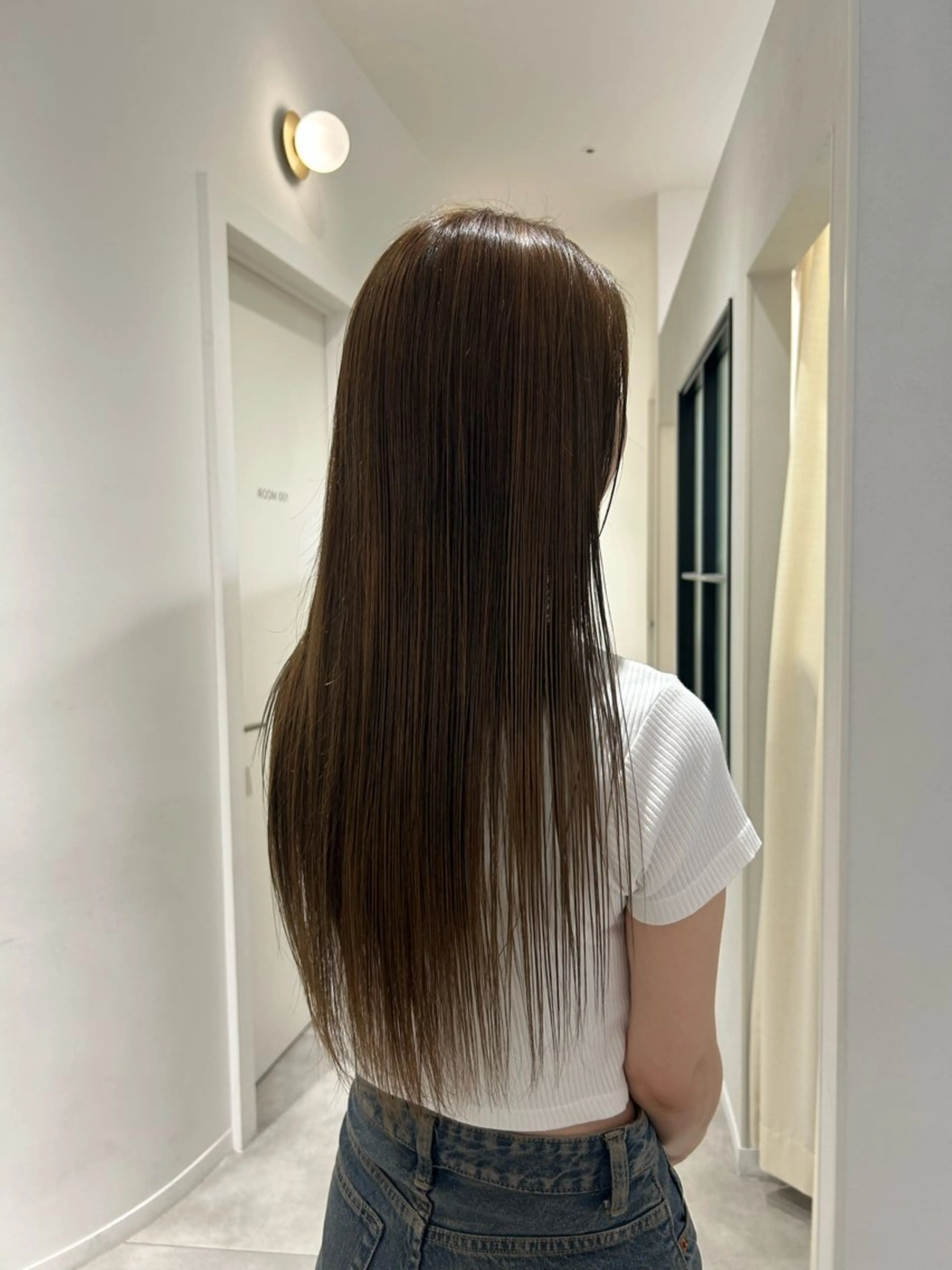 ロング カラー ヘアカラー Nanami🧸🤍 ワンカラーモデル募集のヘアスタイル