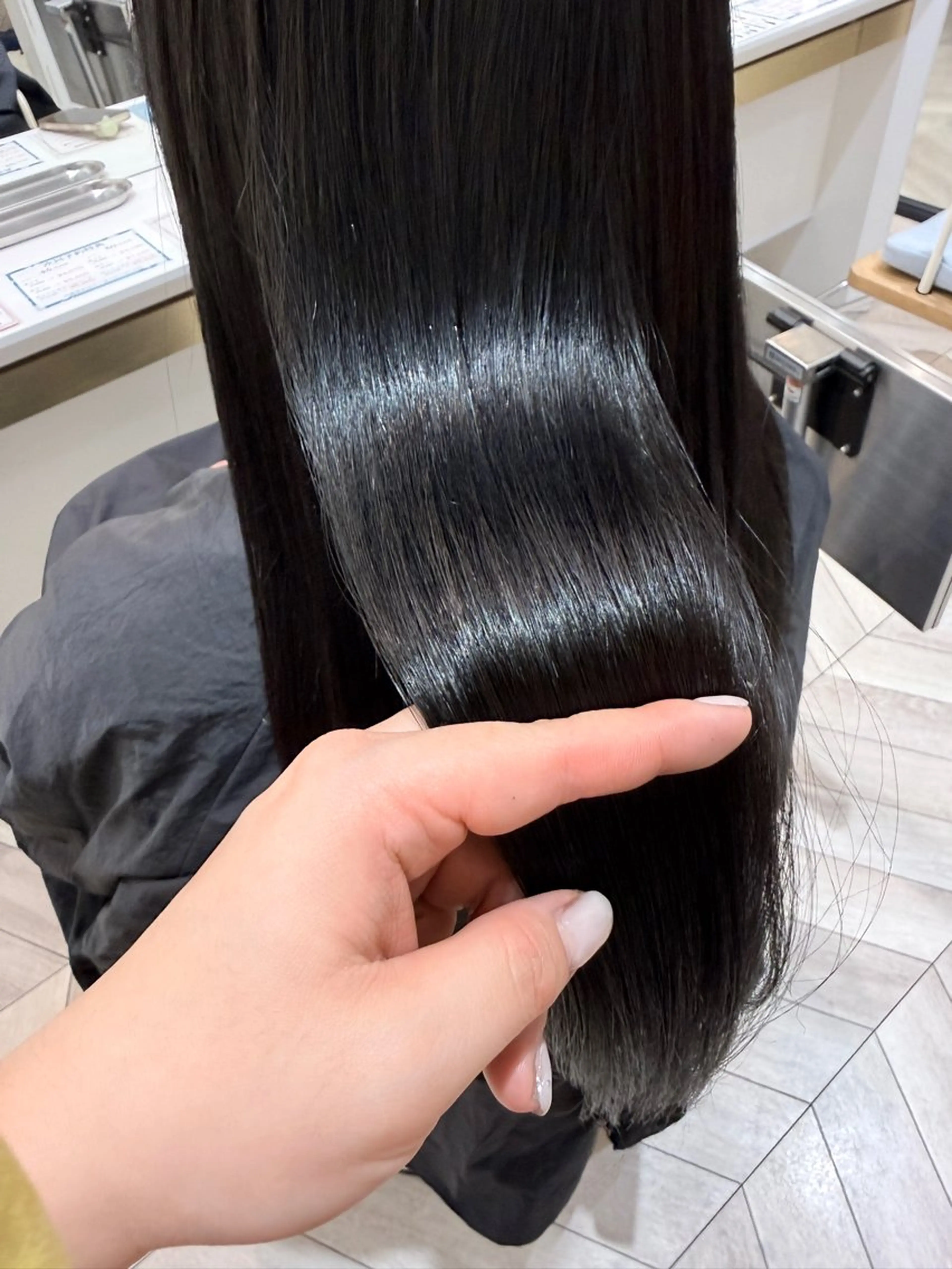 ロング カラー カット ヘアカラー 透明感カラー🫧 幕内梨乃亜のヘアスタイル