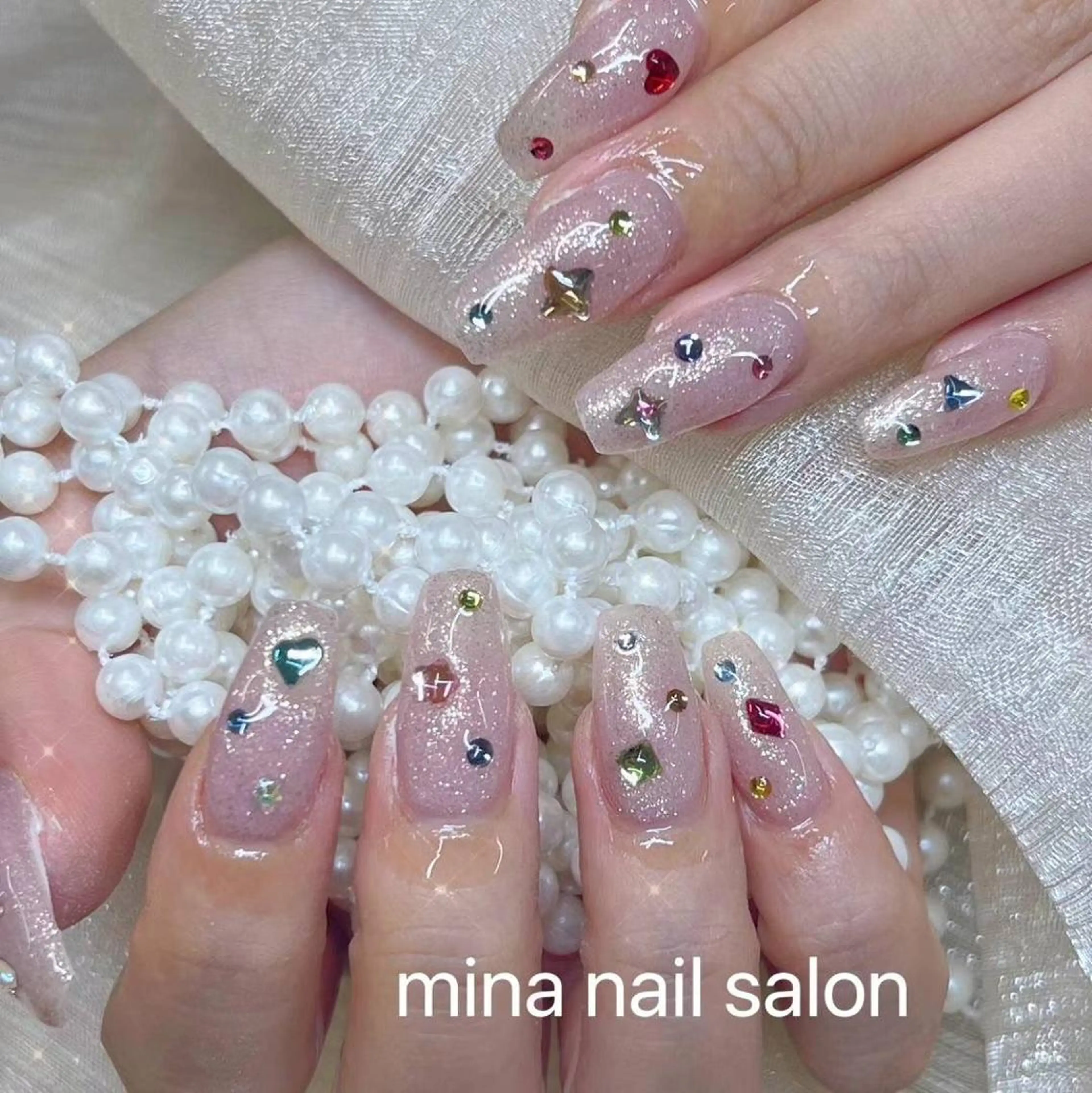 ネイル 長さ出し フットネイル フレンチネイル ガラスフレンチ 韓国ネイル 🐾みき 🧸のネイルデザイン