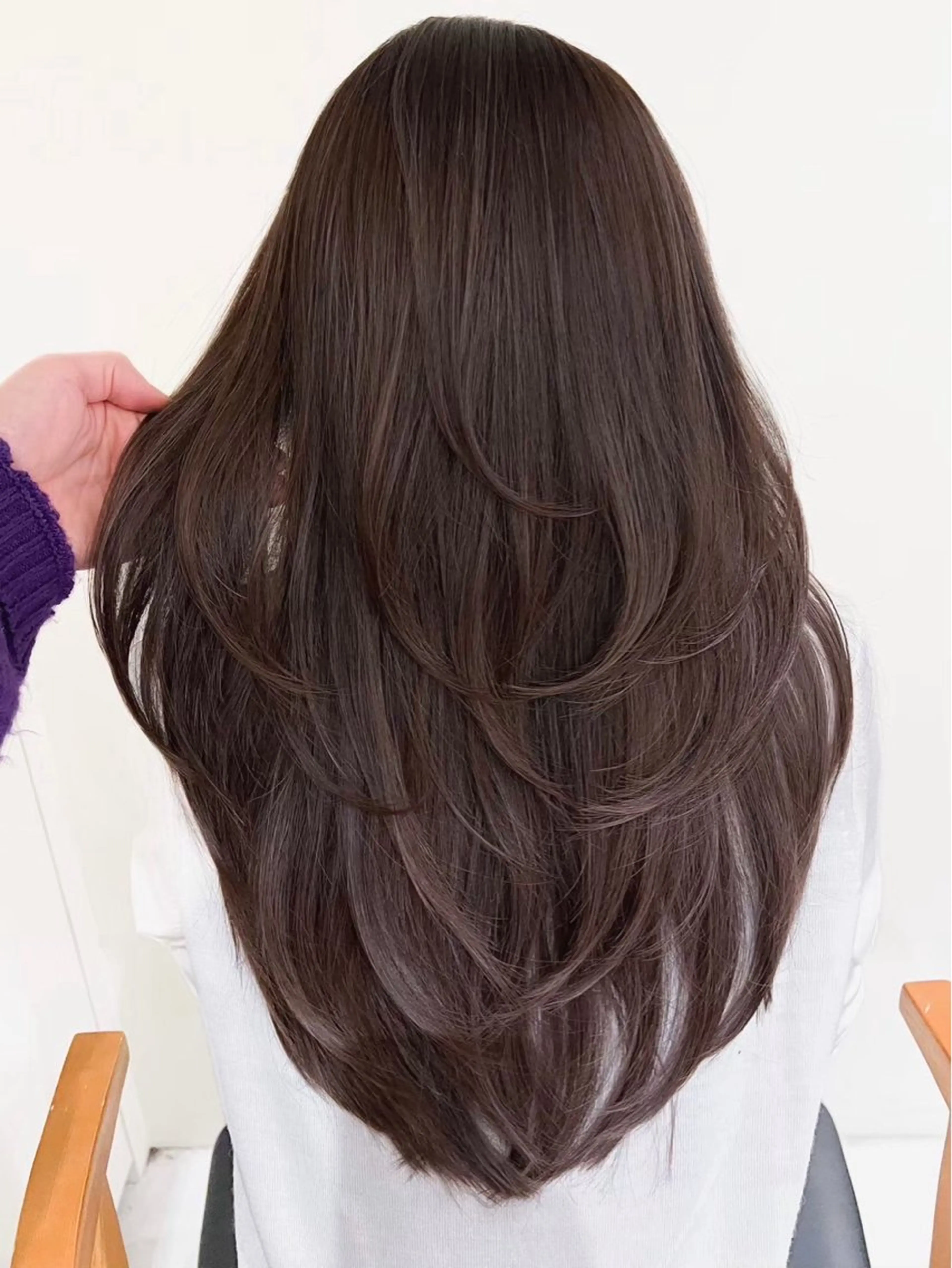 セミロング 表参道/レイヤー カット/ryoのヘアスタイル