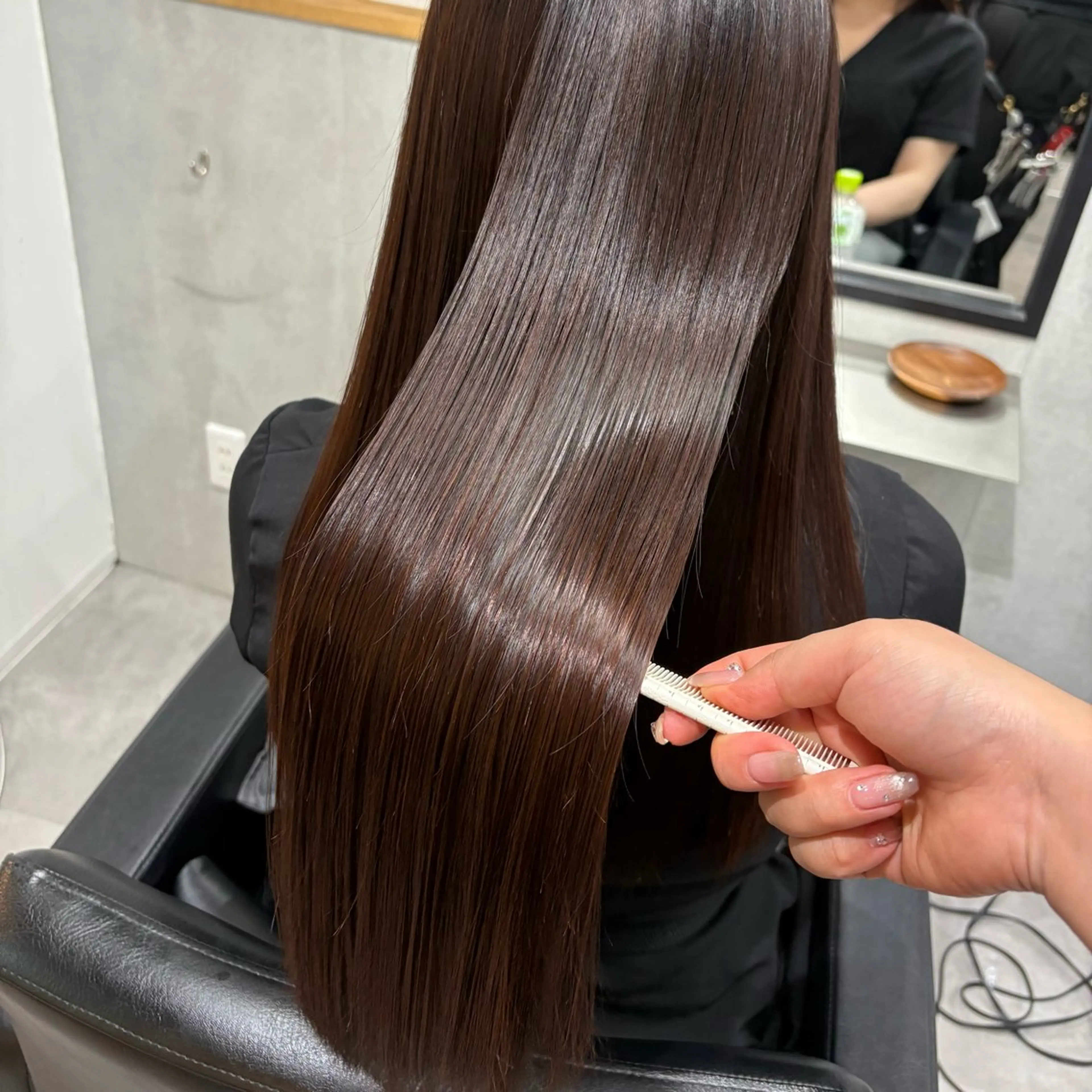 ロング 縮毛矯正 ami /yuutenjiのヘアスタイル