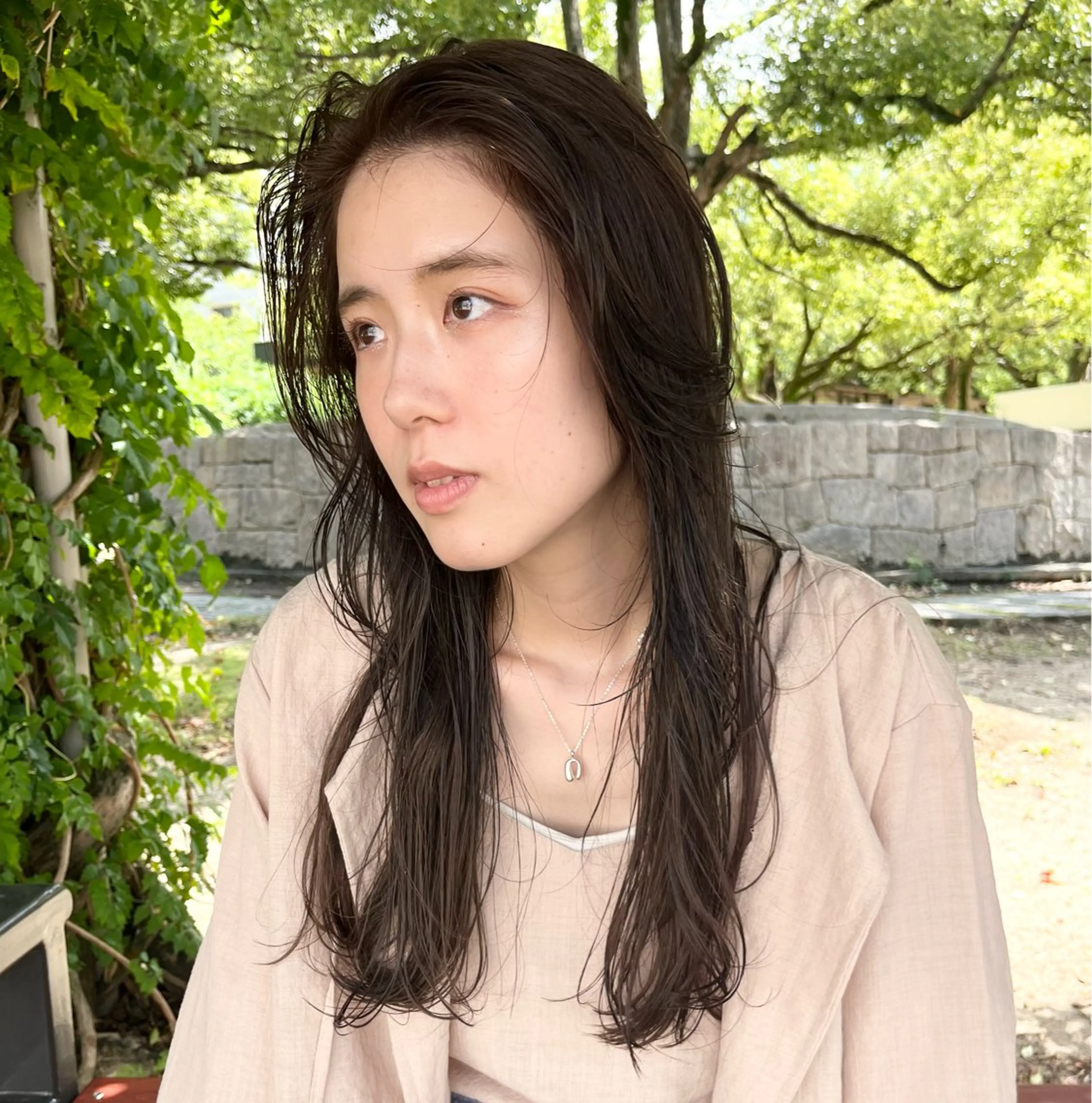 ロング カラー カット ヘアカラー トリートメント Hareru 豊田 修廣のヘアスタイル