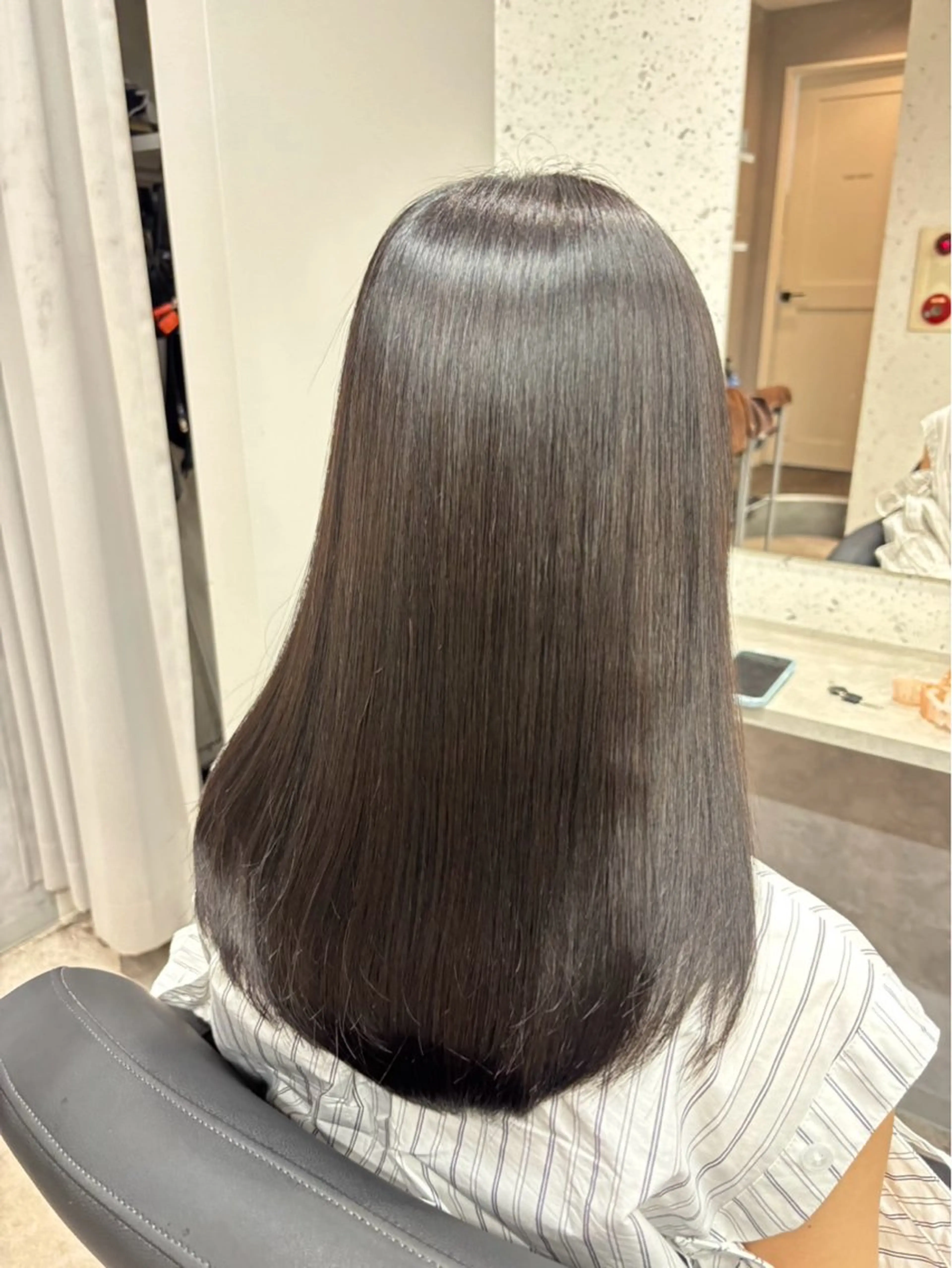 ロング カラー 透明感カラー Cocosia 山口のヘアスタイル