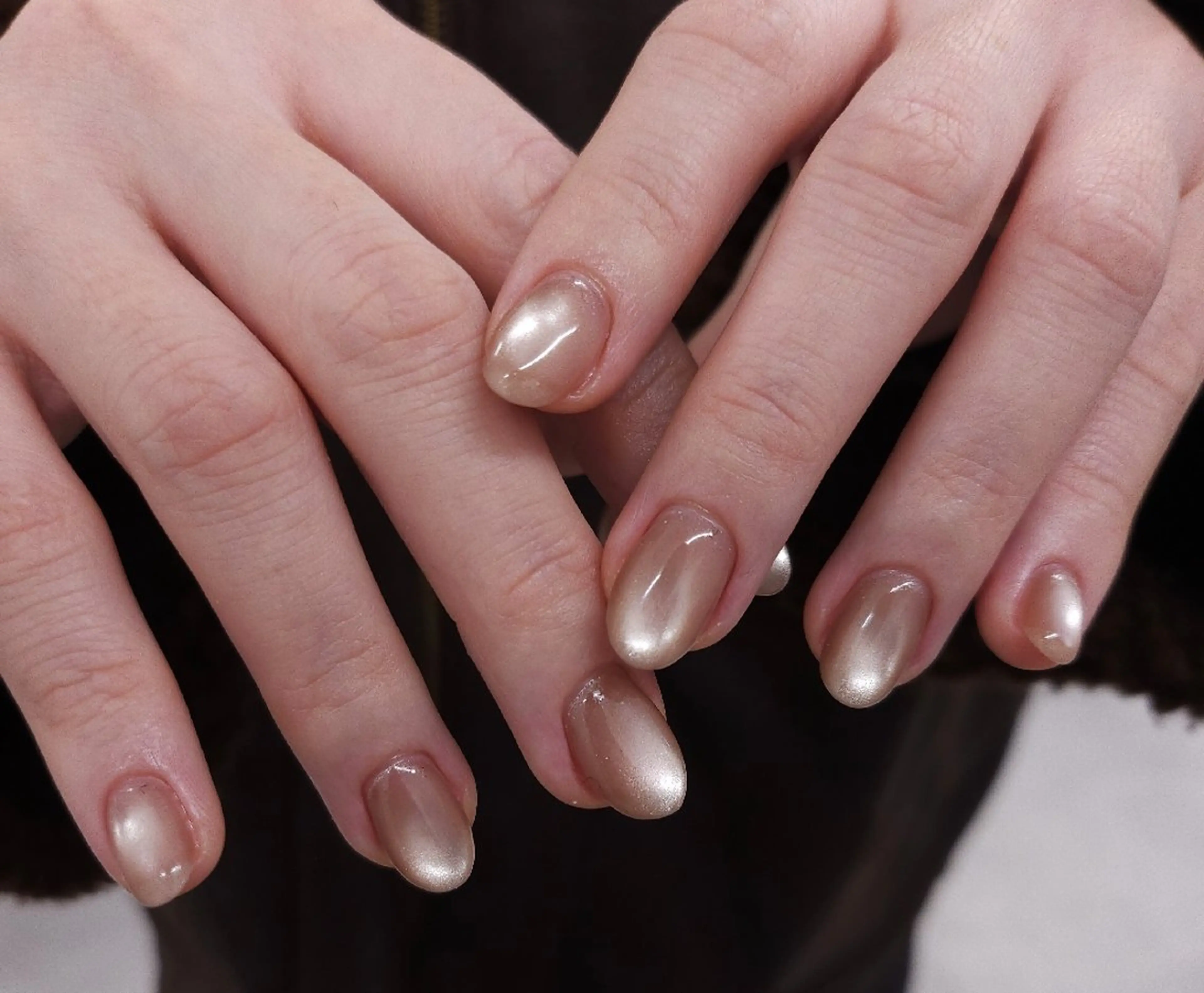 ネイル ジェルネイル マグネットネイル パラジェル 冬ネイル ハンドネイル puku nail 🌼kazu🌼のネイルデザイン