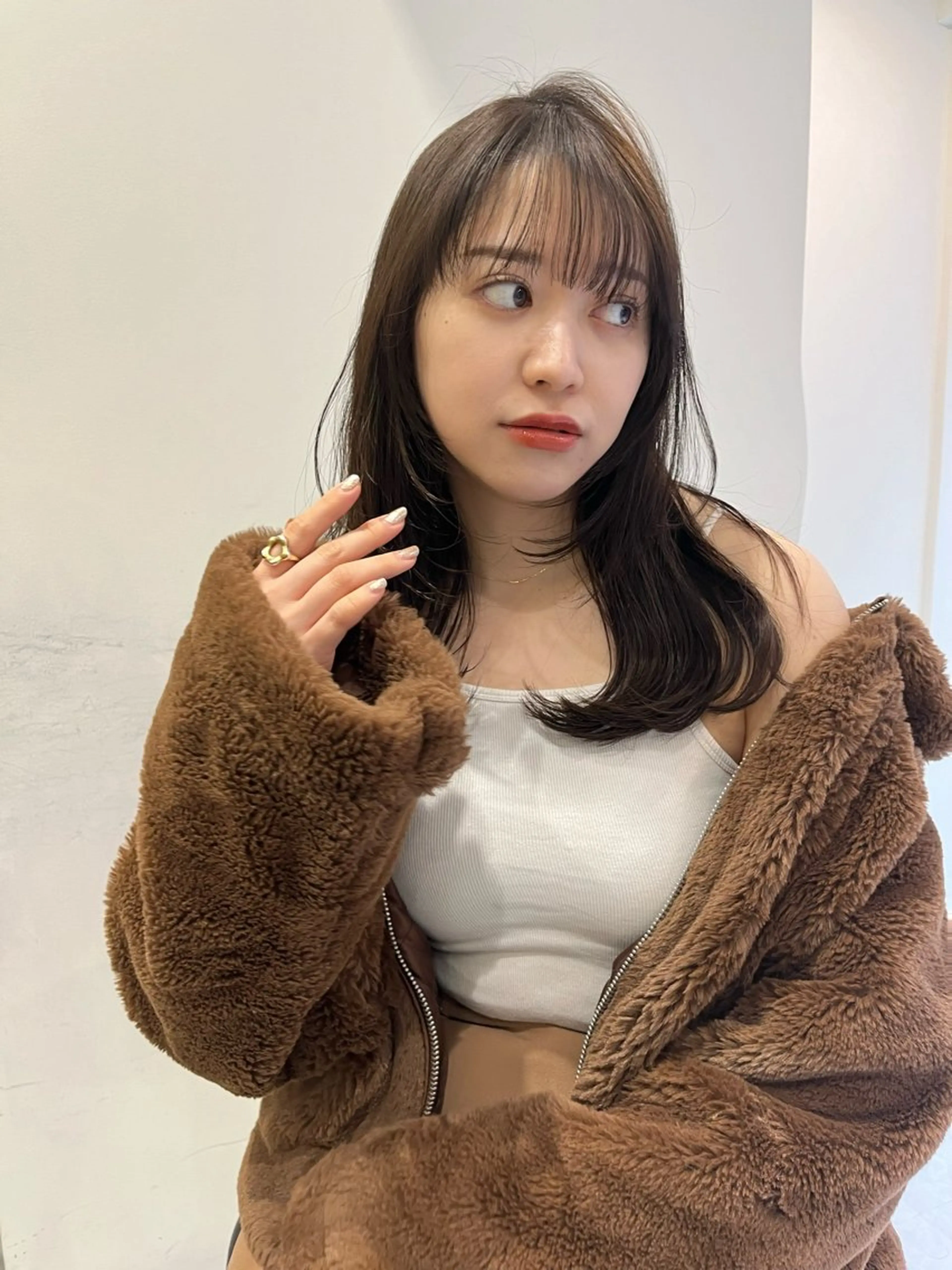 セミロング レイヤーカット🤍 seriraのヘアスタイル