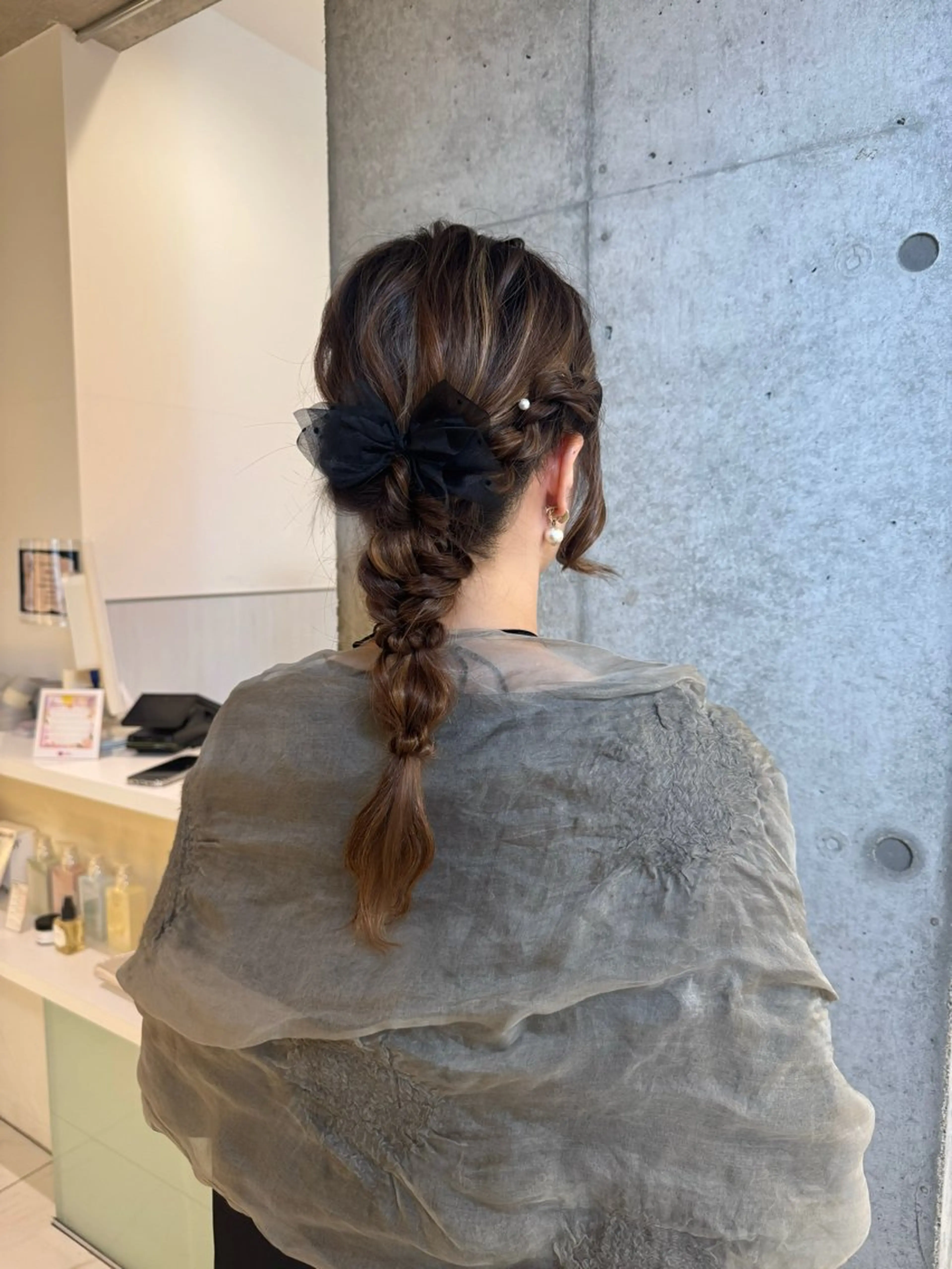 ロング ヘアセット karina🌿レイ ヤーカット/髪質改善のヘアスタイル