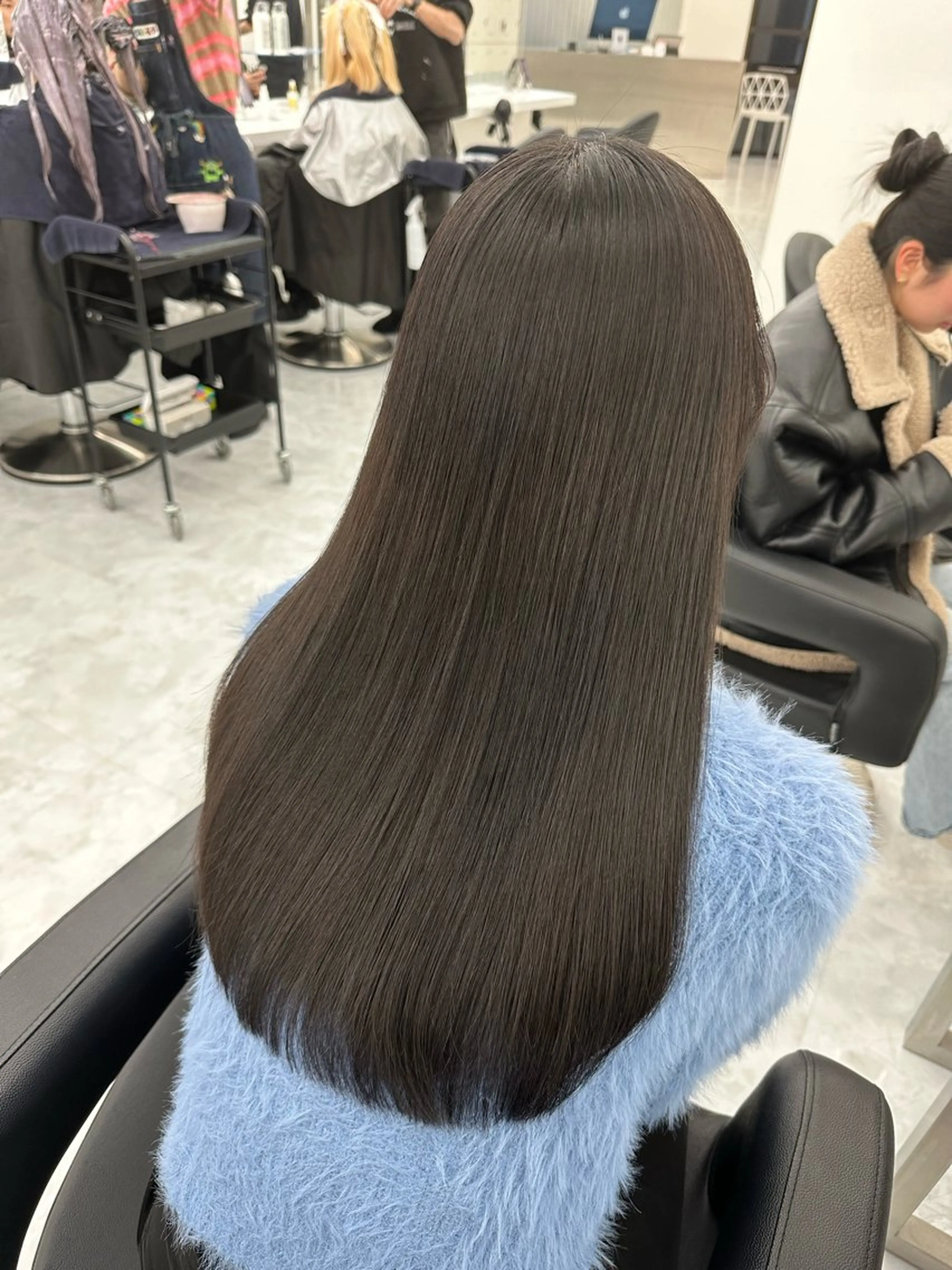 ❄️【ブリーチしたくないけど明るくしたい方】❄️ブリーチなしダブルカラー➕オリジナルトリートメント➕炭酸spaの写真