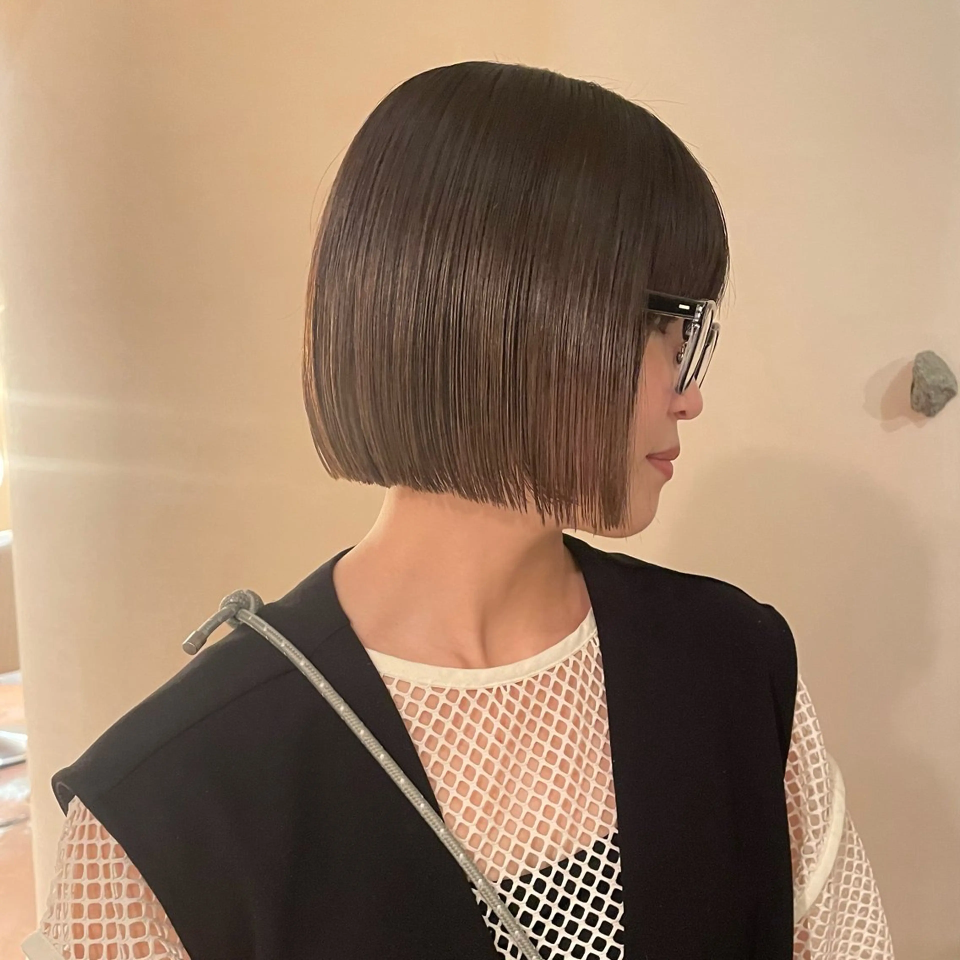 ショート 平尾/薬院*北谷治子 *艶髪レイヤーカットのヘアスタイル