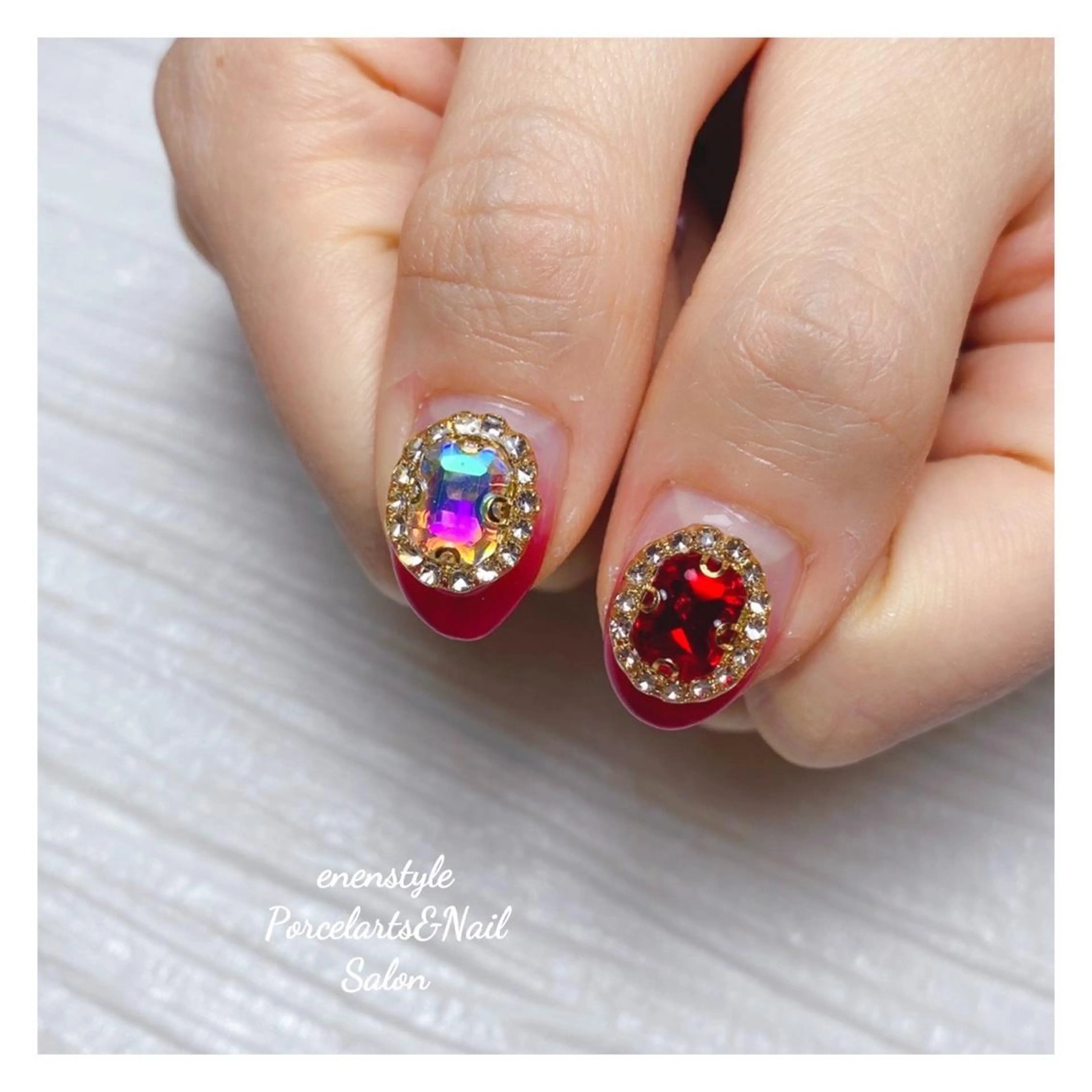 ミディアム ネイル 👑enen style👑のネイルデザイン