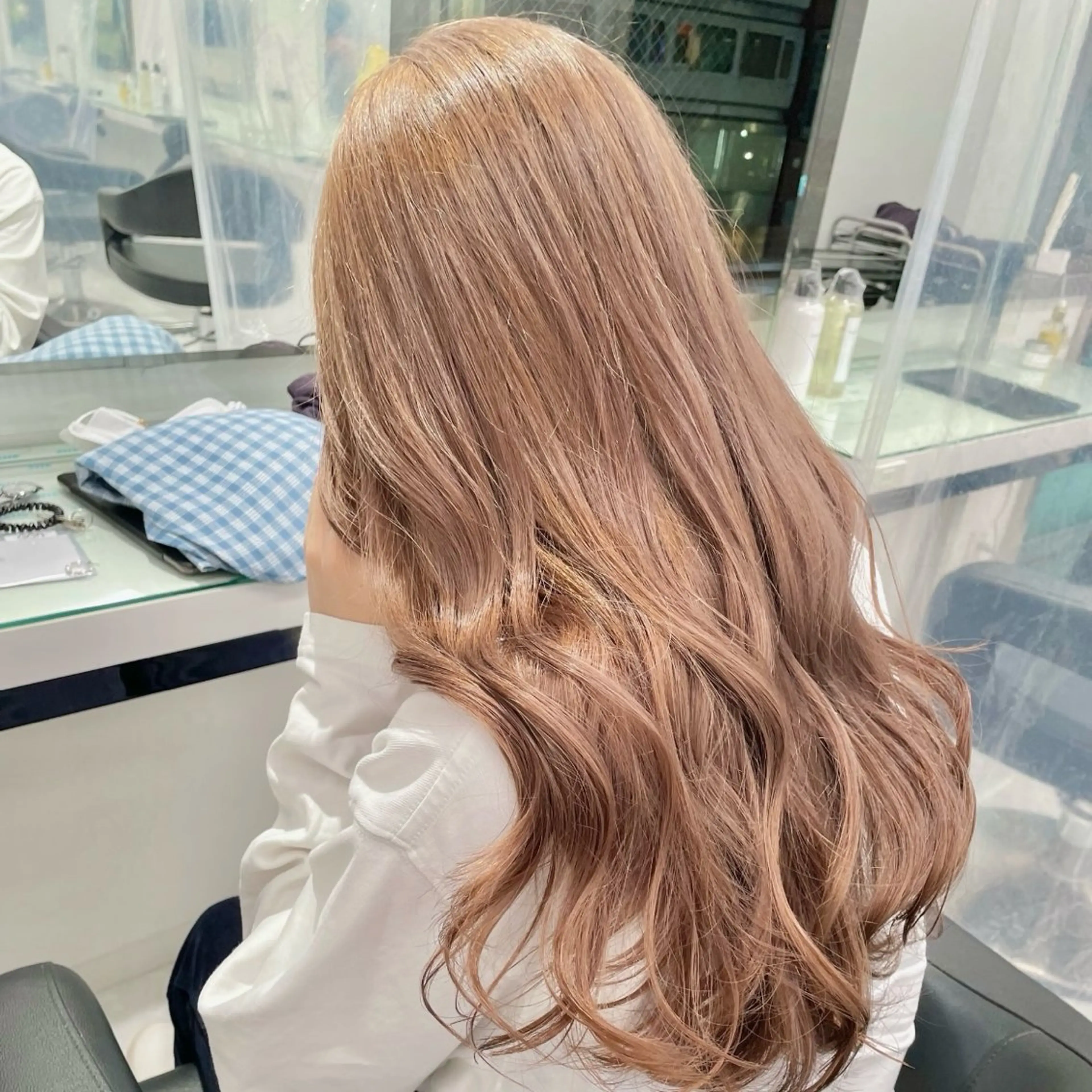 ロング カラー ヘアカラー トリートメント ヘッドスパ ヘアセット 🫧うる艶トレンド 🫧透明感カラーのヘアスタイル