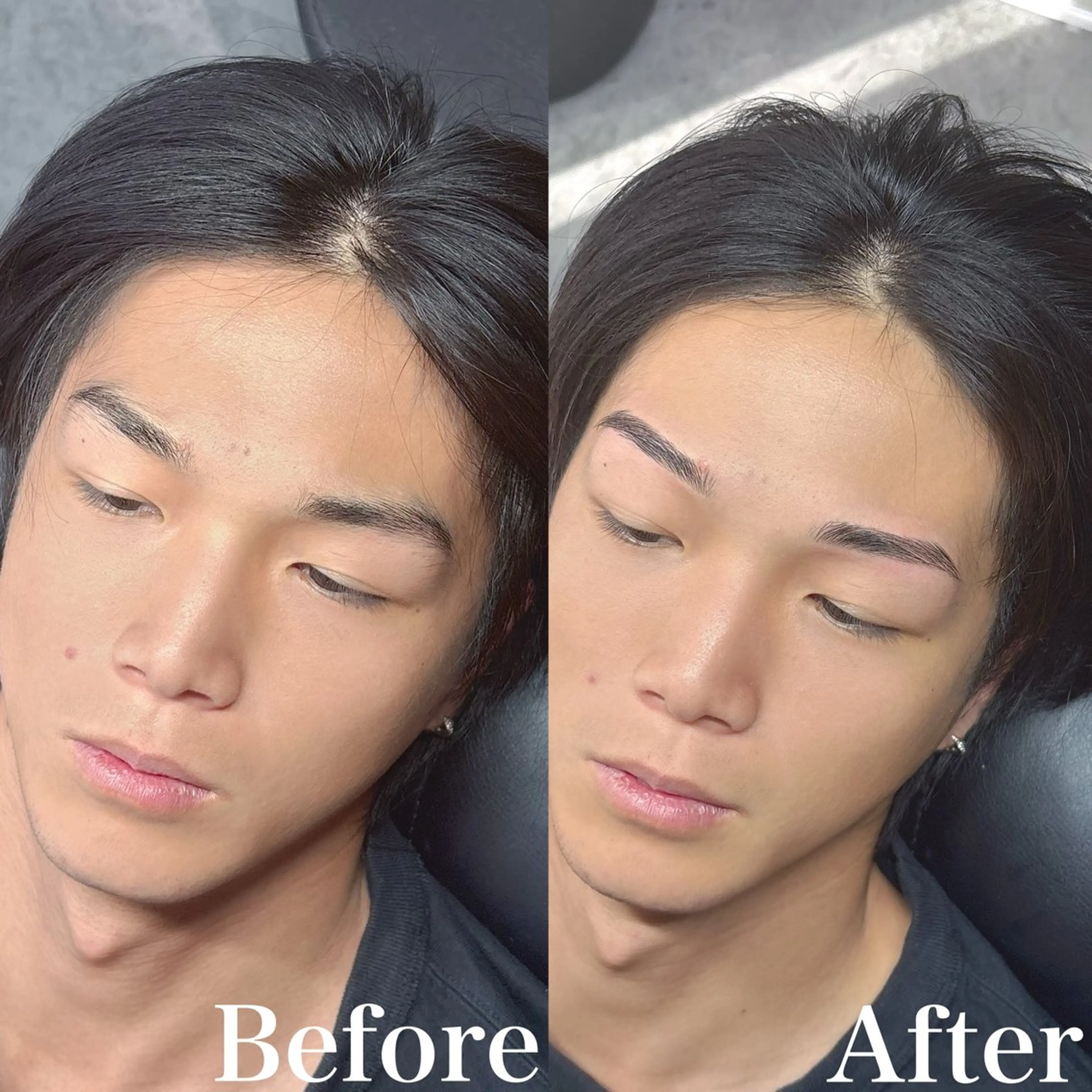 メンズ アイブロウ ワックス脱毛 眉カット その他(アイブロウ) 5日◯ Yusukeの眉毛・アイブロウイメージ