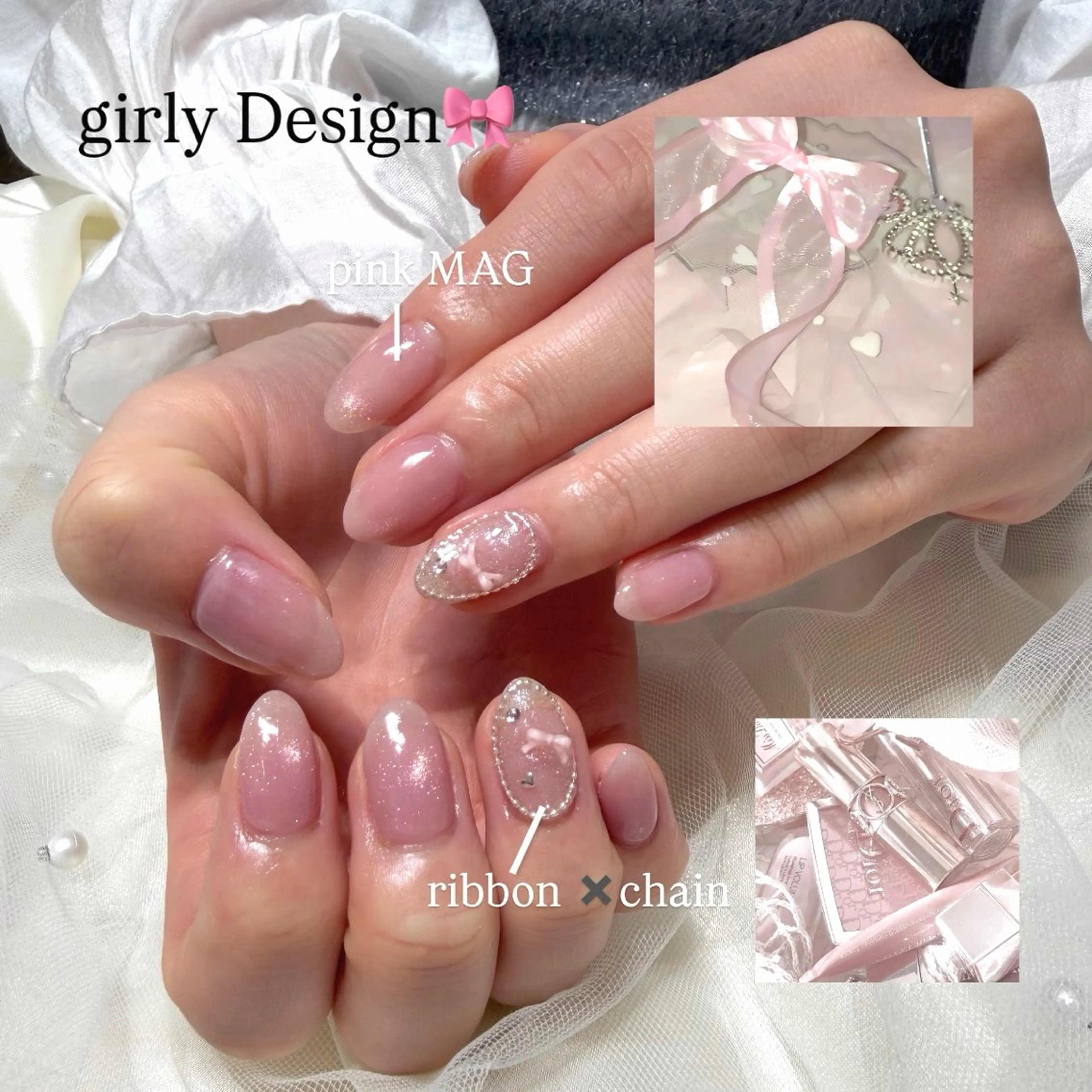 ネイル ハンドネイル 長瀬 瑠霞のネイルデザイン