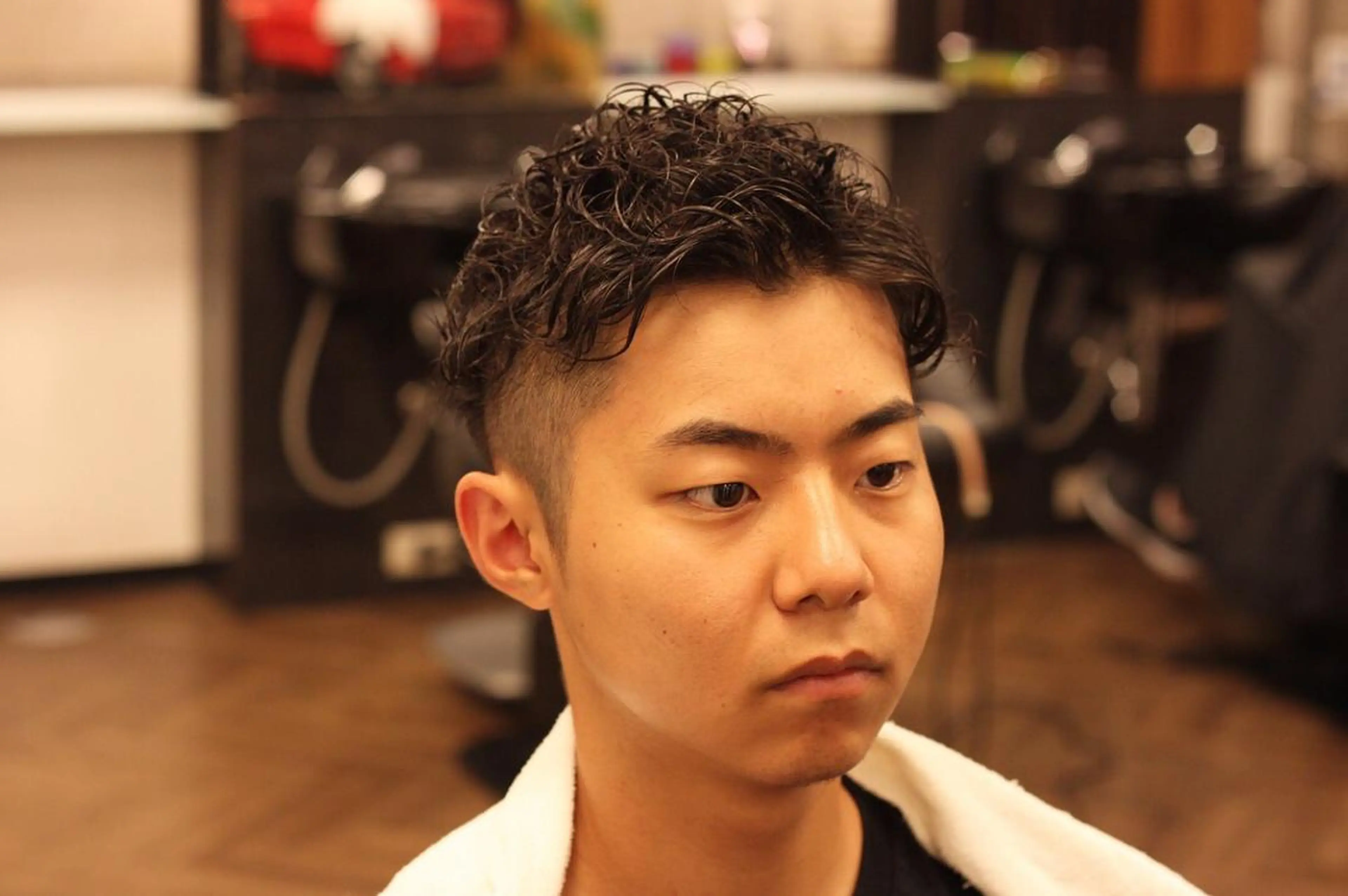 ショート パーマ メンズ 前田賢生 ご新規様はNGのヘアスタイル