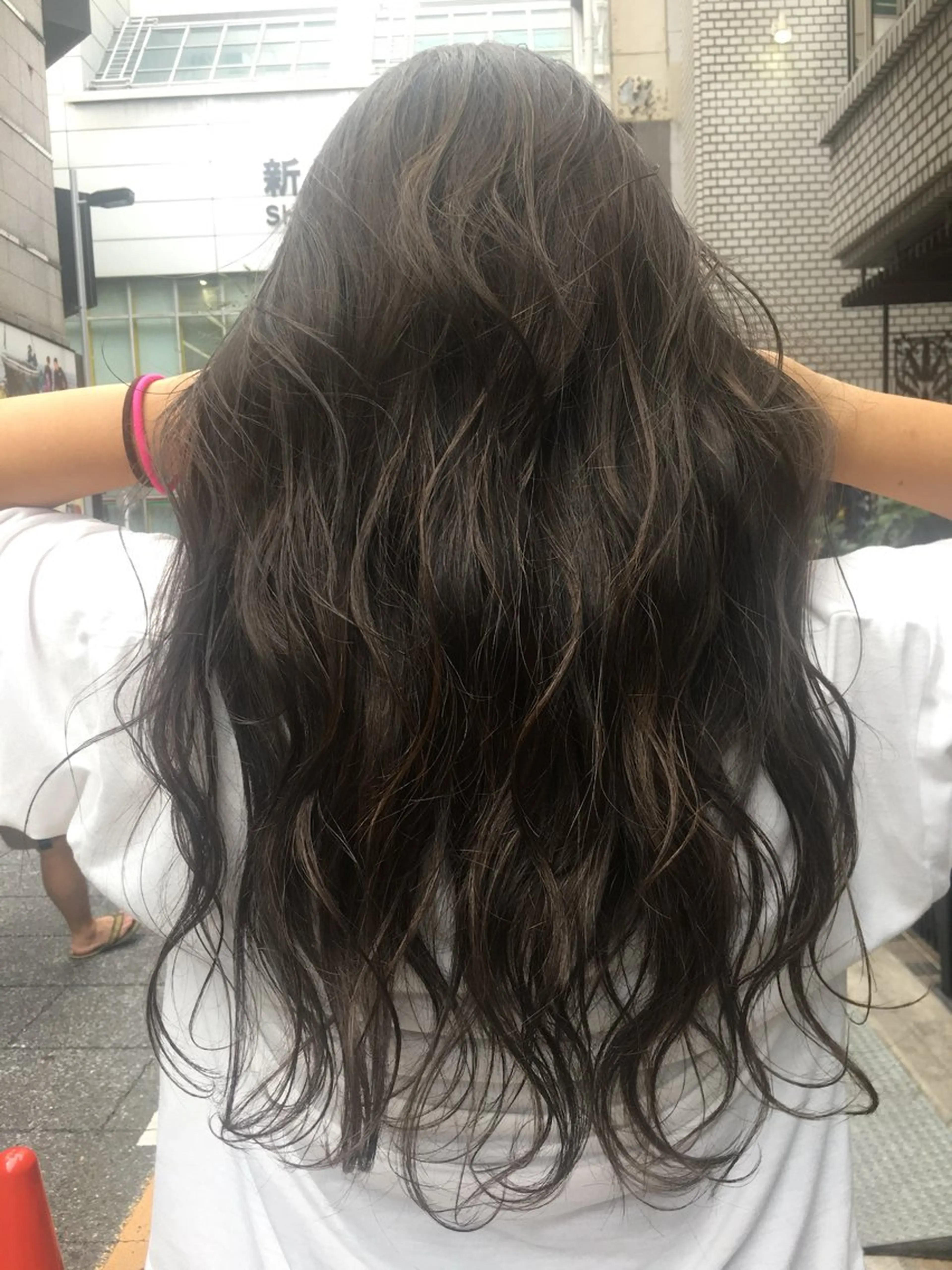 ロング カラー カット ヘアカラー トリートメント ハイライト/透明感 カラー🏝️あんじゅのヘアスタイル