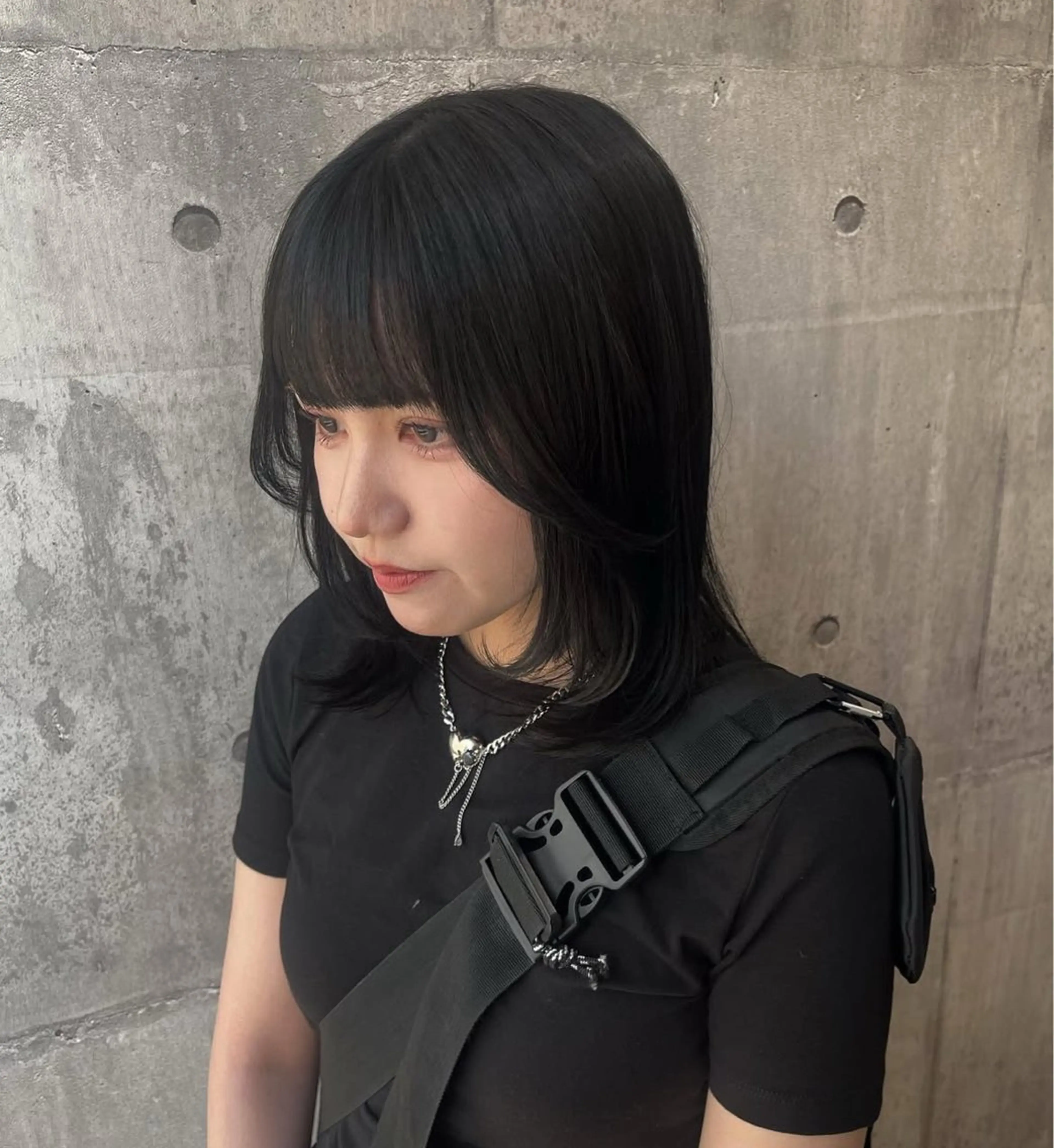 ミディアム 韓国風ヘア レイヤーカット 似合わせカット Lucas髪質改善 natsukiのヘアスタイル