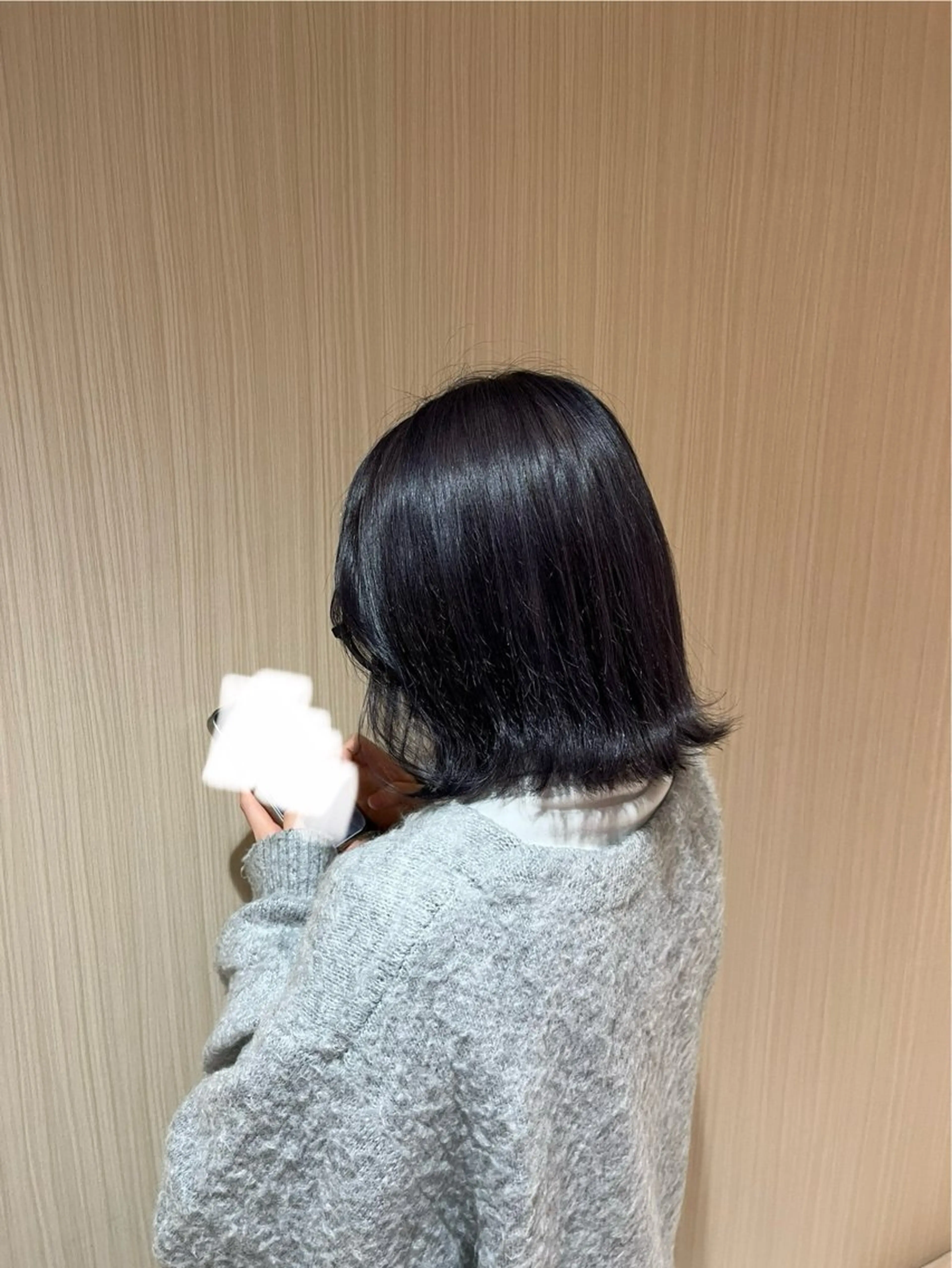 ミディアム 加藤 風花のヘアスタイル