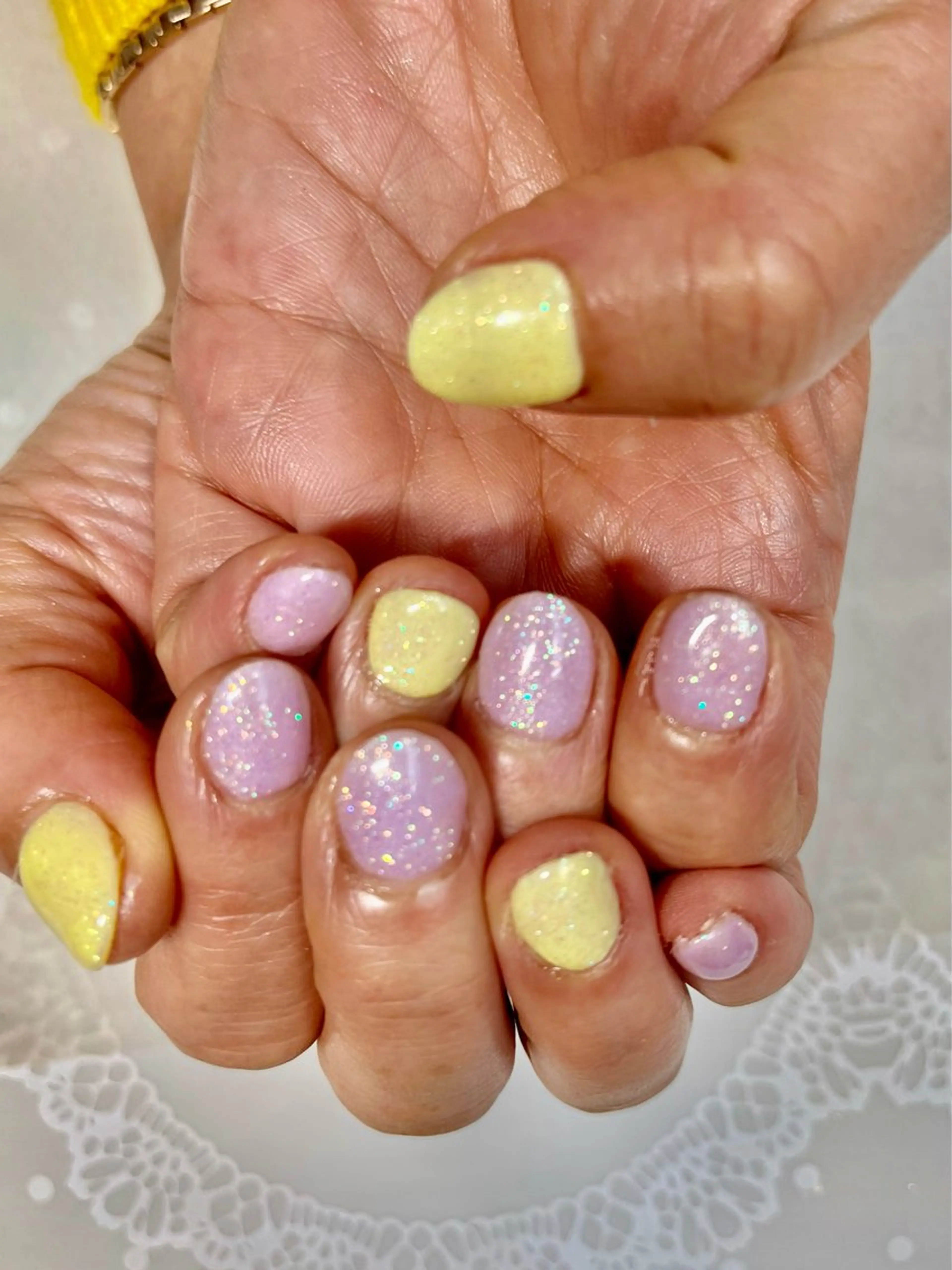 ネイル キラキラネイル ラメ(グリッター) 新宿ネイルサロン ジェミディローサのネイルデザイン