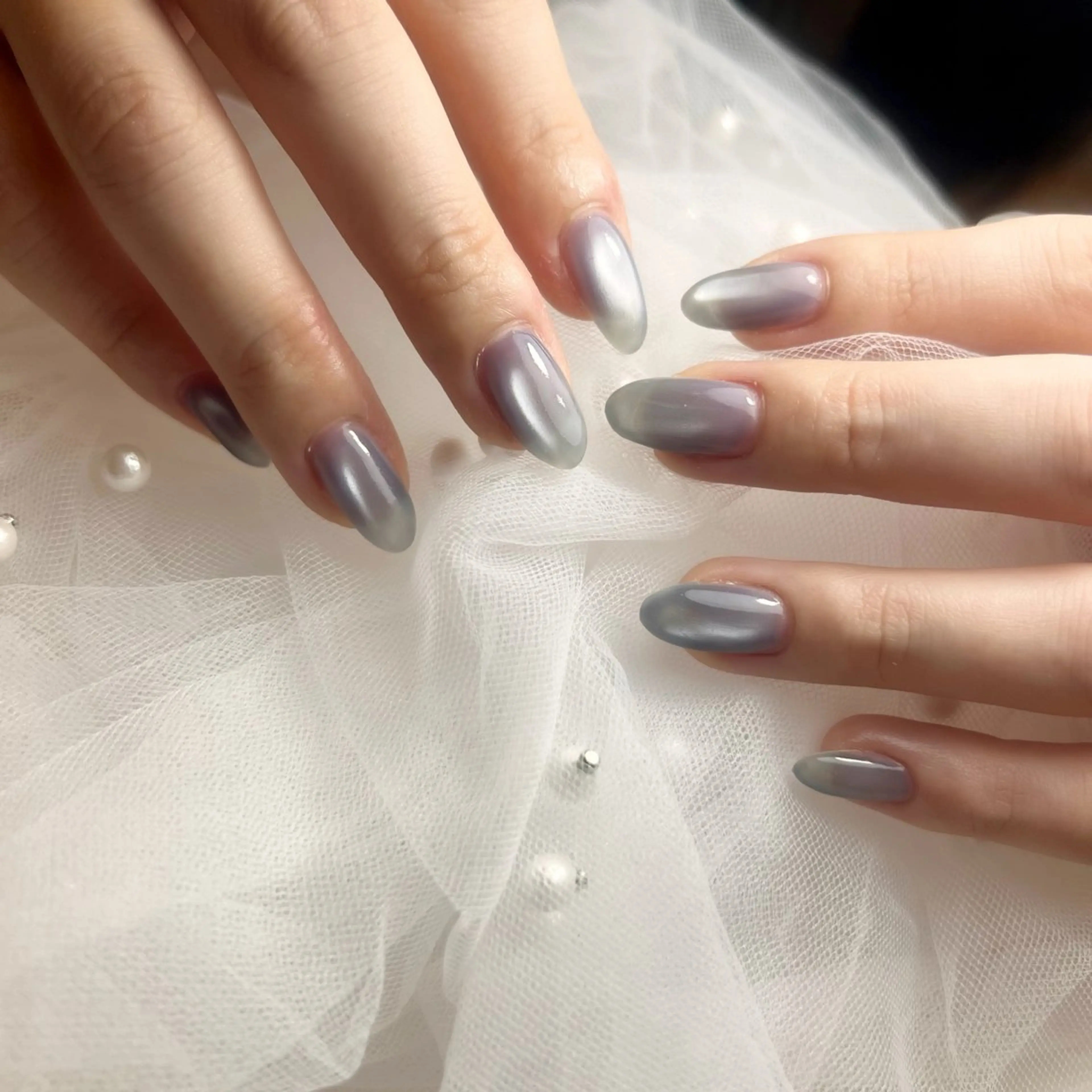 ネイル マグネットネイル ハンドネイル Lilibeauty salonのネイルデザイン