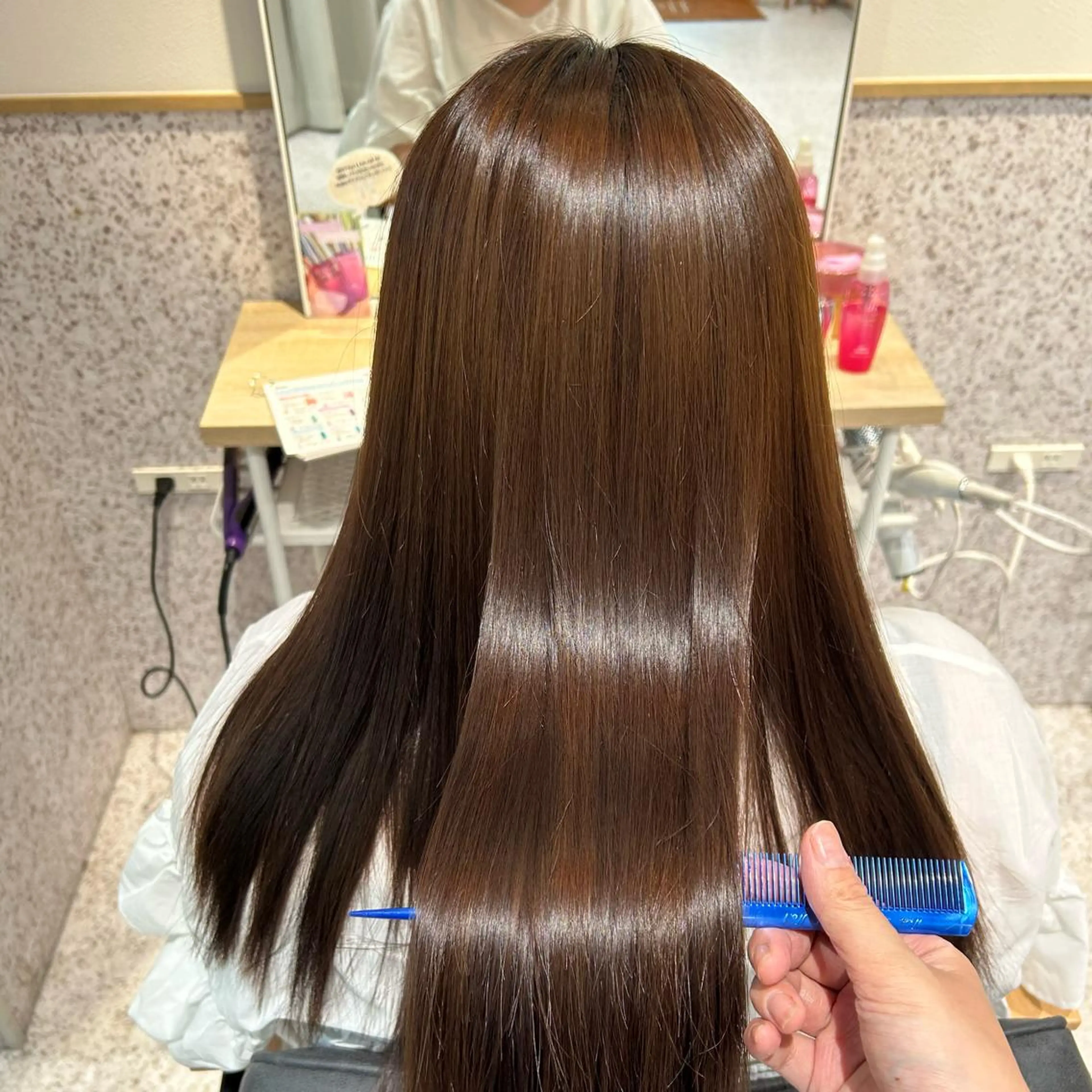 ロング ヘアアレンジ 髪質改善 トリートメント トリートメント ♡ハイトーン★ ネイル/しの♡のヘアスタイル