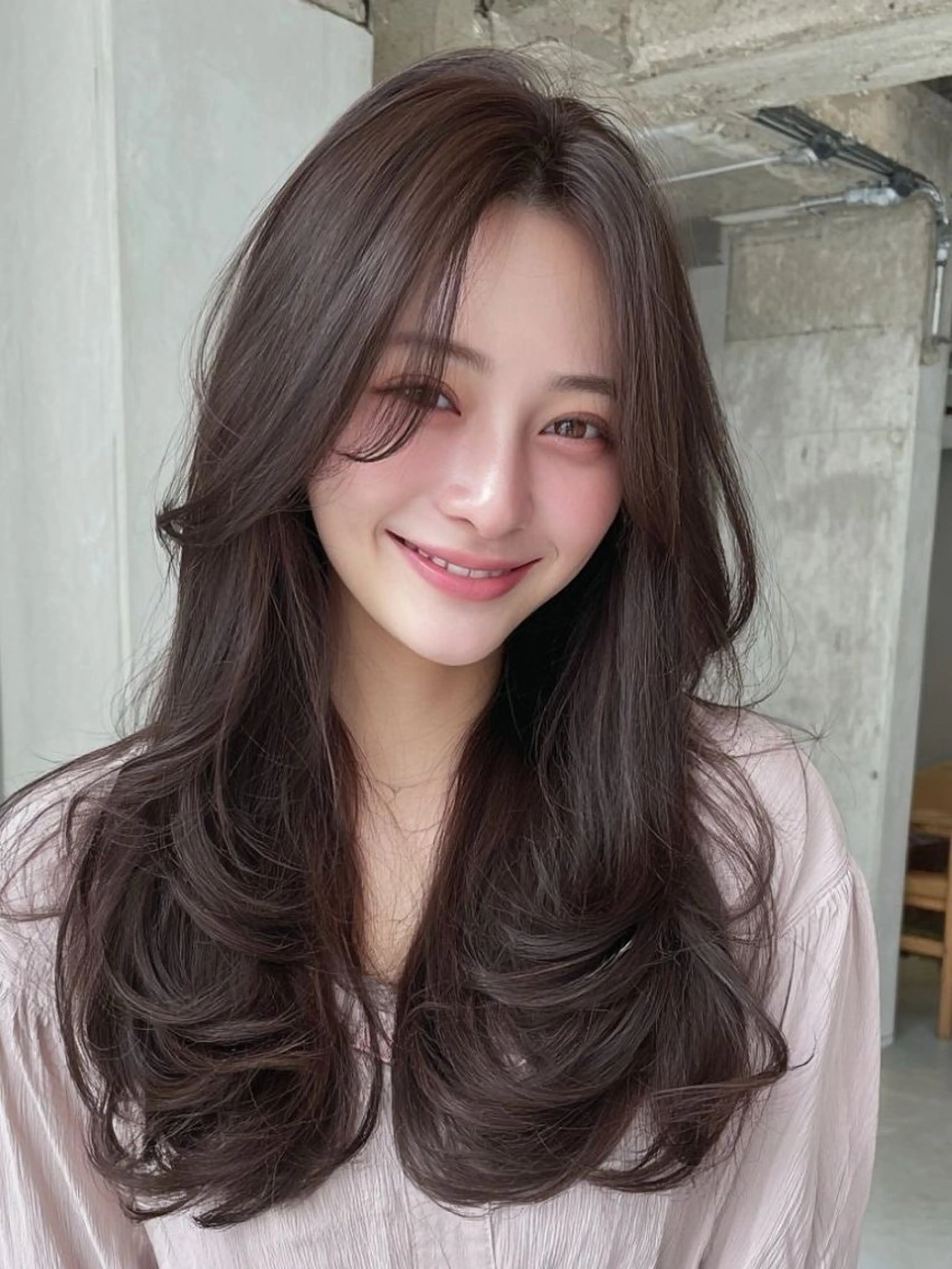 ロング 縮毛矯正/レイヤー カット⭐️SHOTAのヘアスタイル