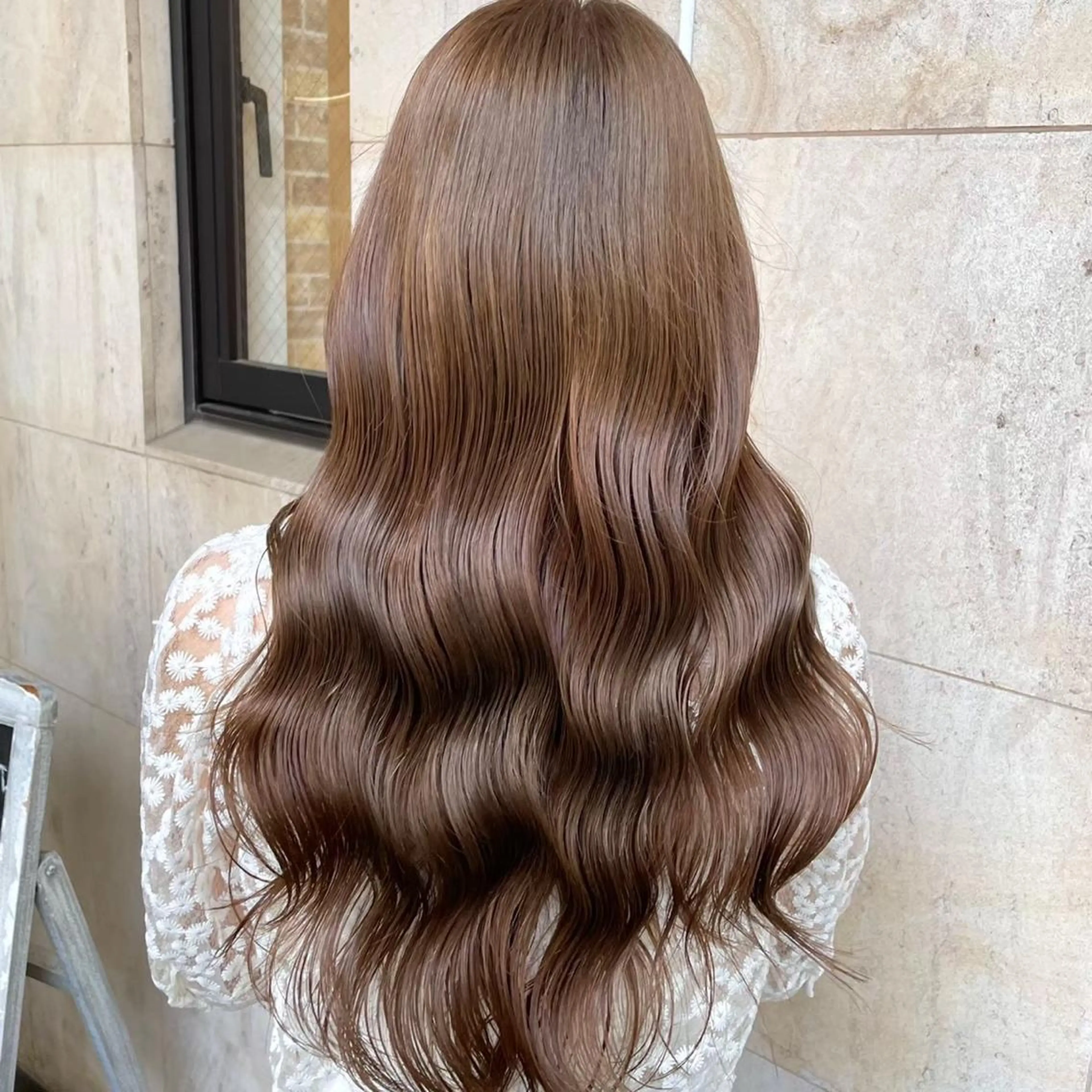 ロング ヘアカラー トリートメント ヘッドスパ 韓国系レイヤー特化 hiroのヘアスタイル