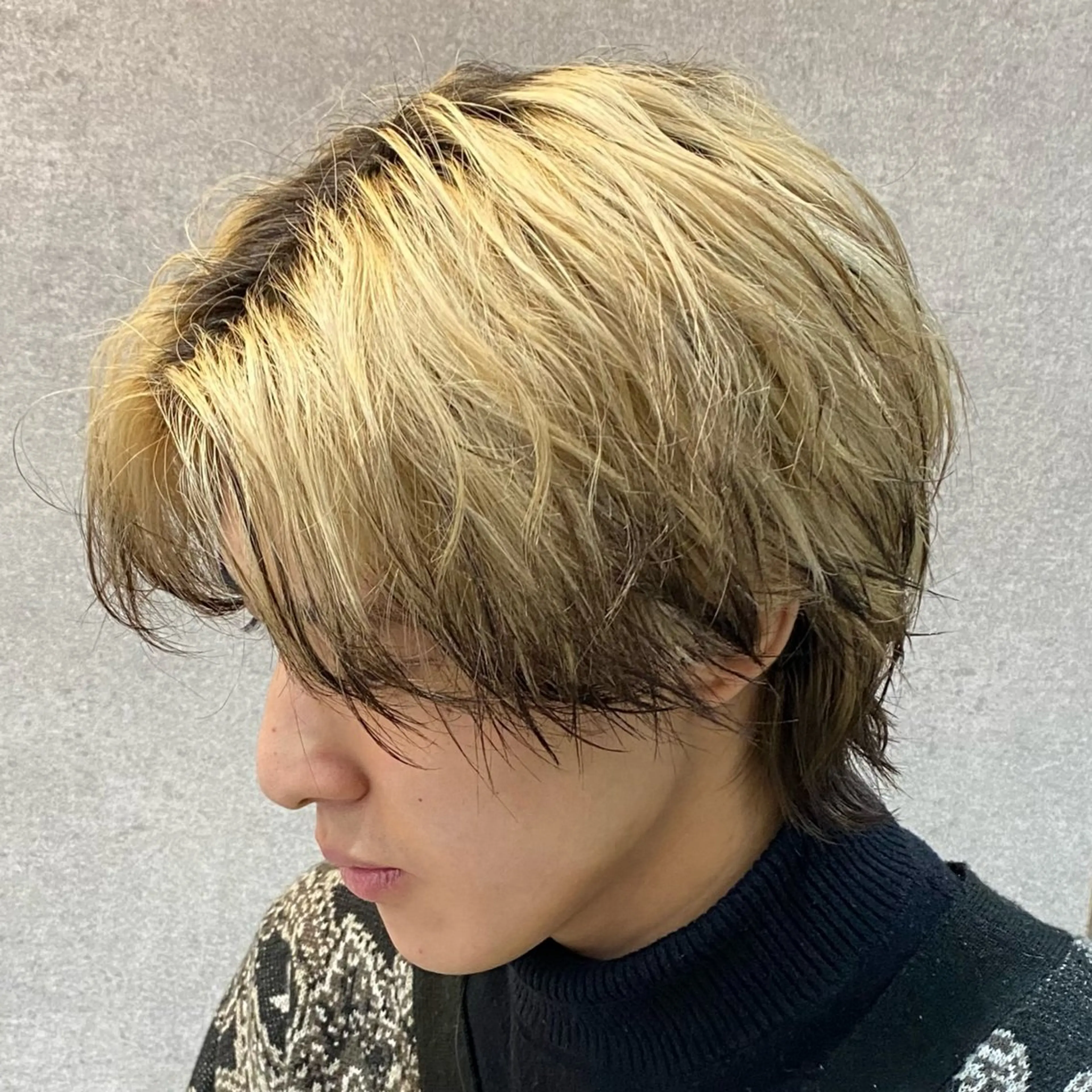 ミディアム カラー メンズ ⚡️メンズ特化⚡️ RYUKIのヘアスタイル