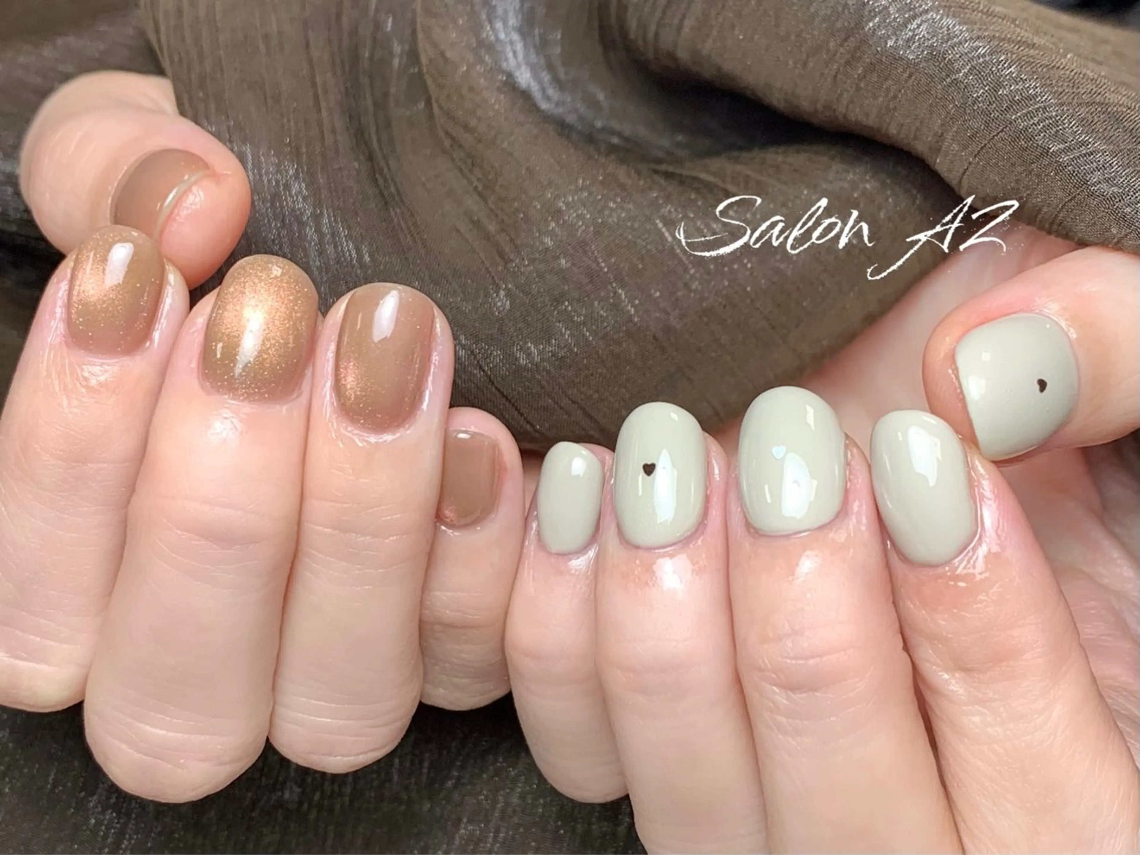 ネイル アートネイル フットネイル フレンチネイル マグネットネイル 持ち込み ハンドネイル salon AZのネイルデザイン