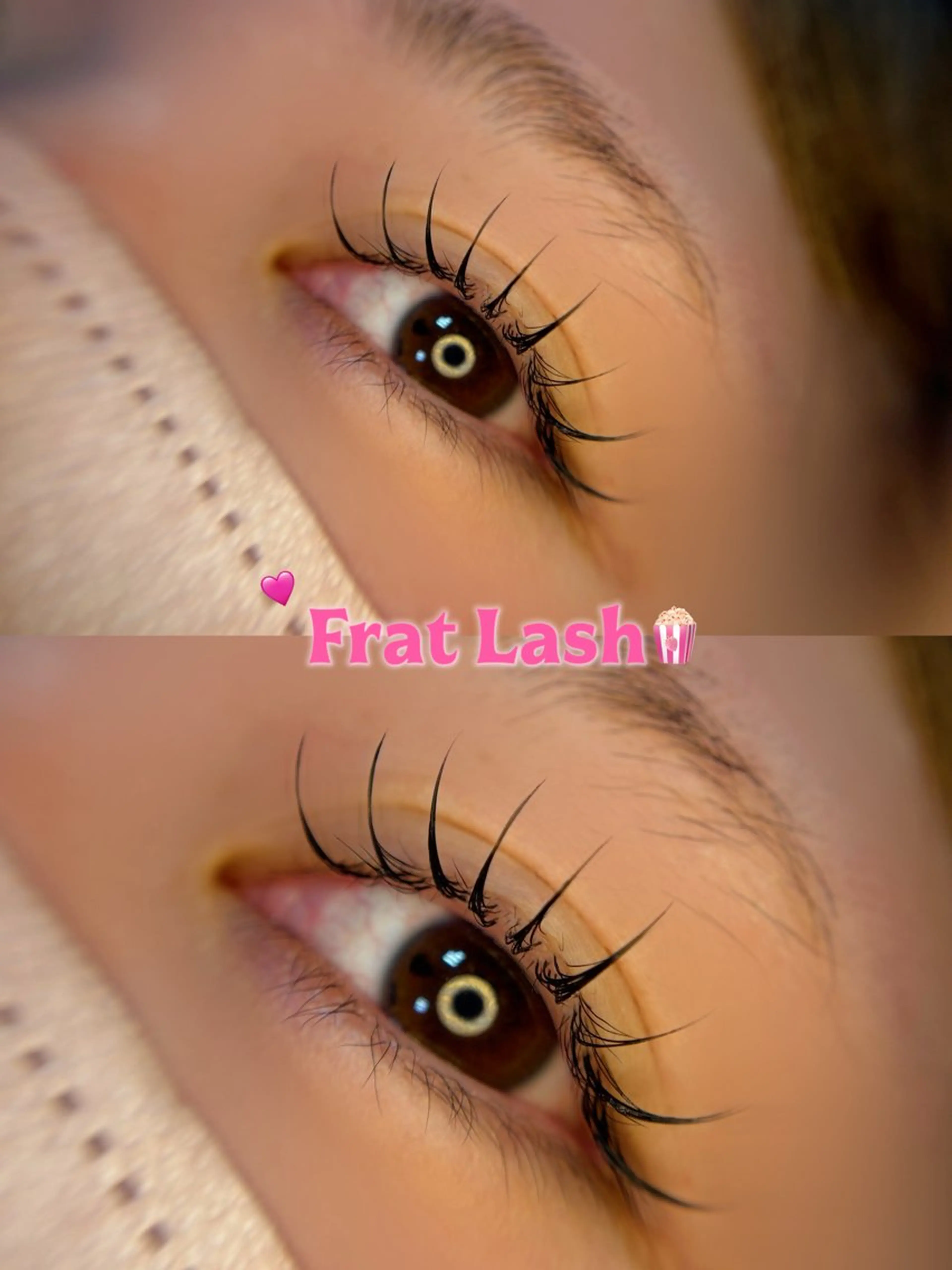 マツエク・マツパ フラットラッシュ Sato Hinaのマツエク・マツパデザイン