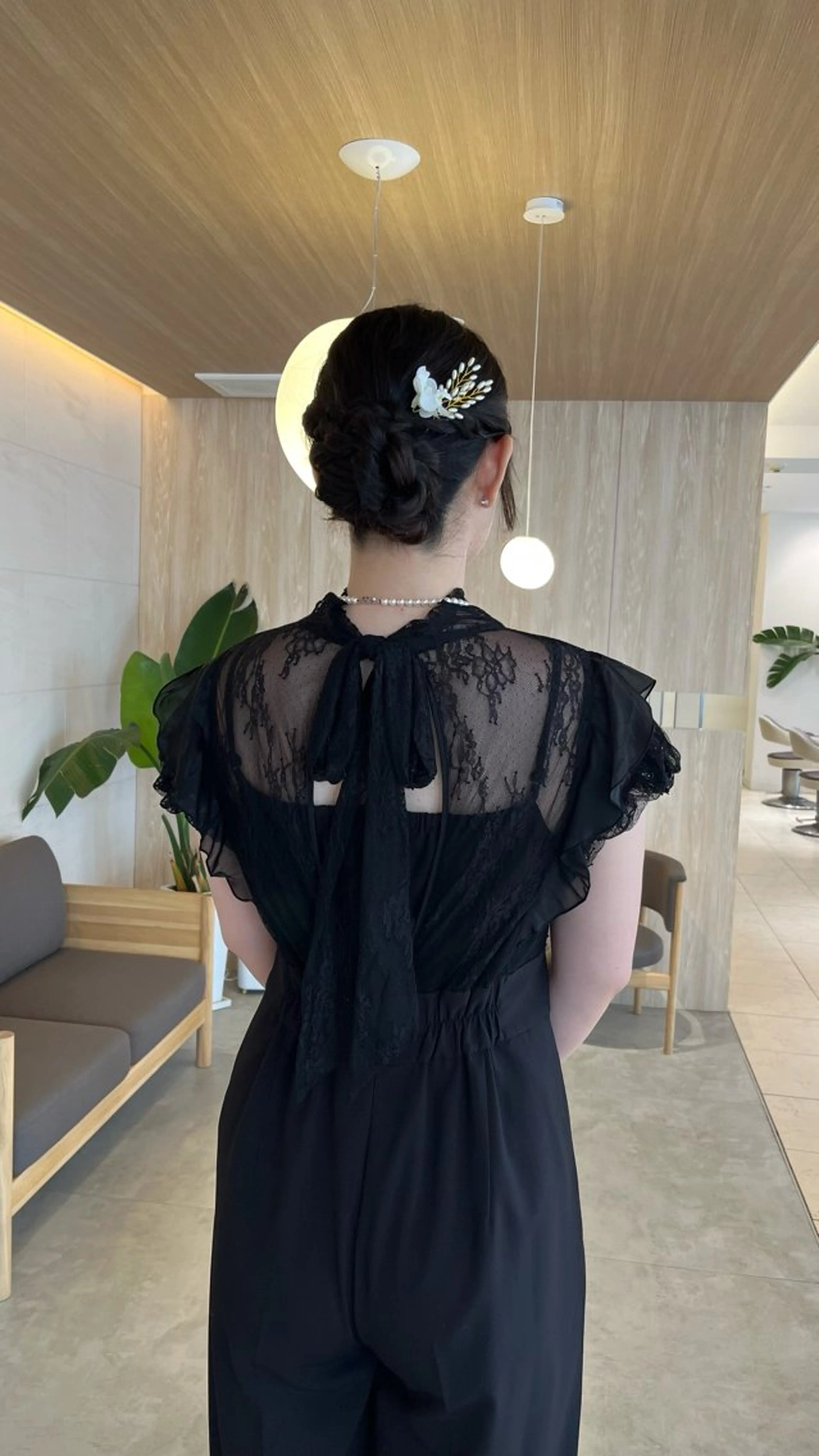 ロング ヘアアレンジ ヘアセット 伊佐治 夕芽のヘアスタイル