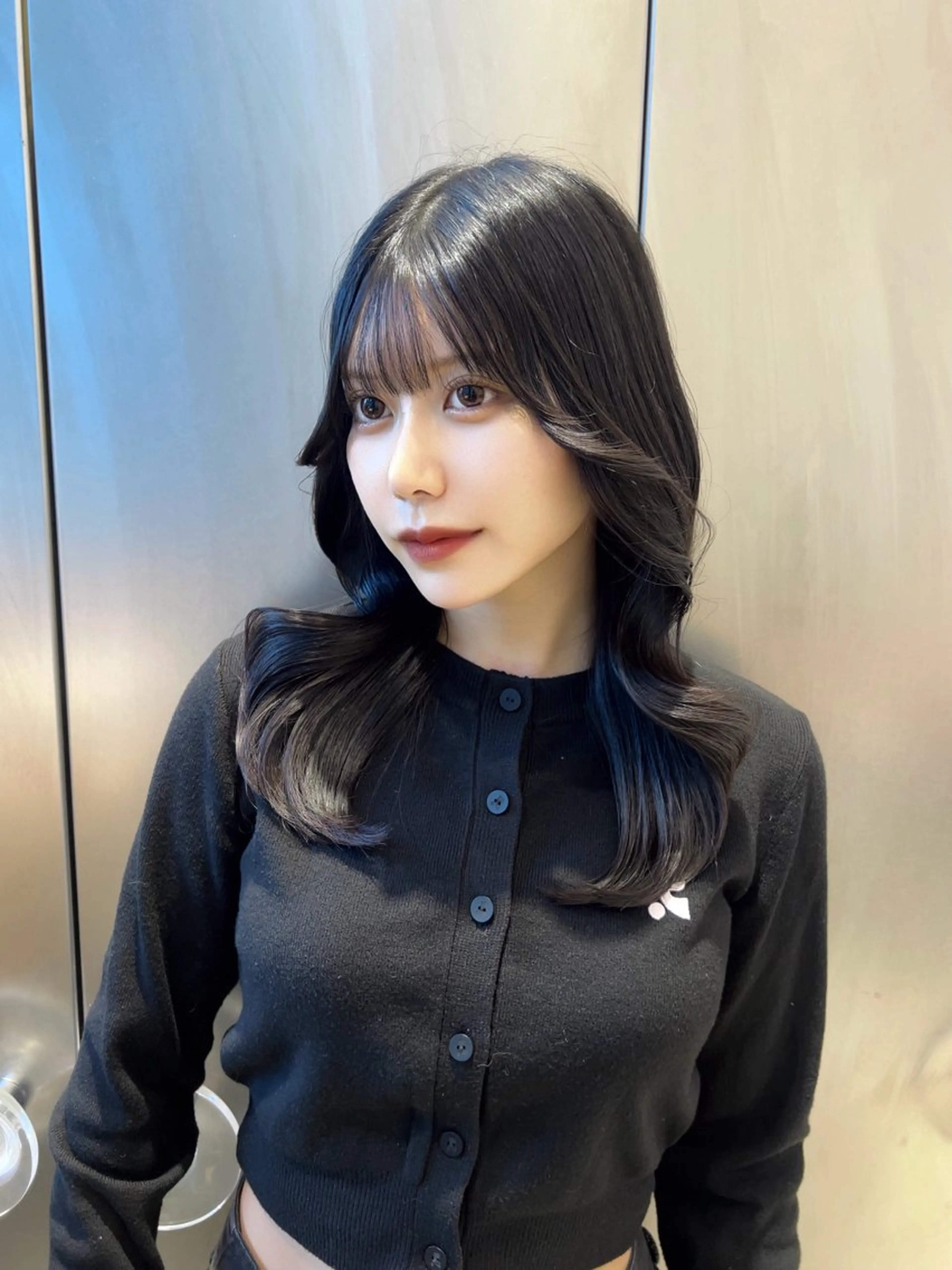 セミロング カラー SALOWIN銀座一丁目suite店所属・🩷韓国ヘア/ヨシン モリ🩷Maikaのヘアスタイル