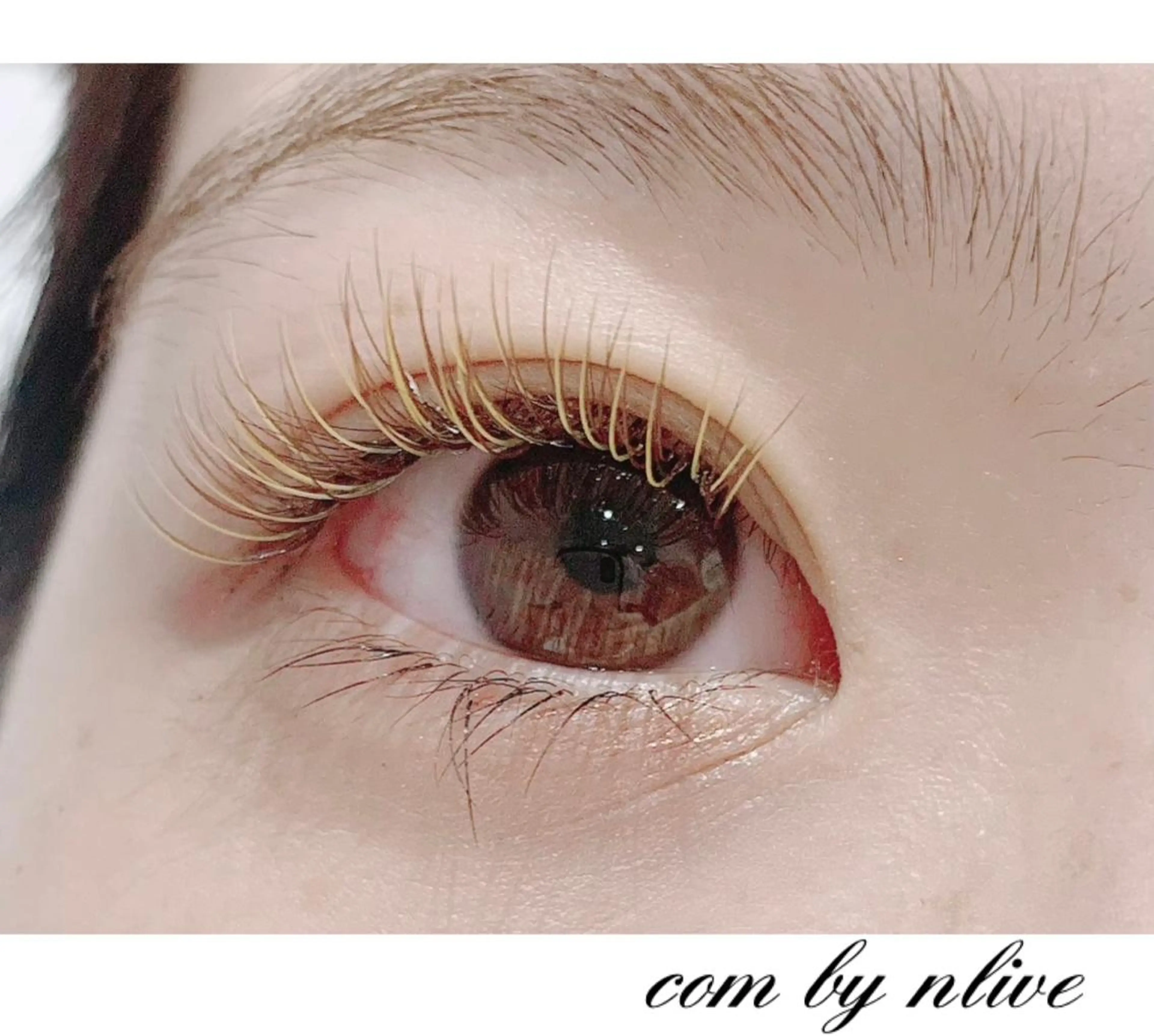 マツエク・マツパ Cカール カラーマツエク キュート Laurel eye ローレルのマツエク・マツパデザイン