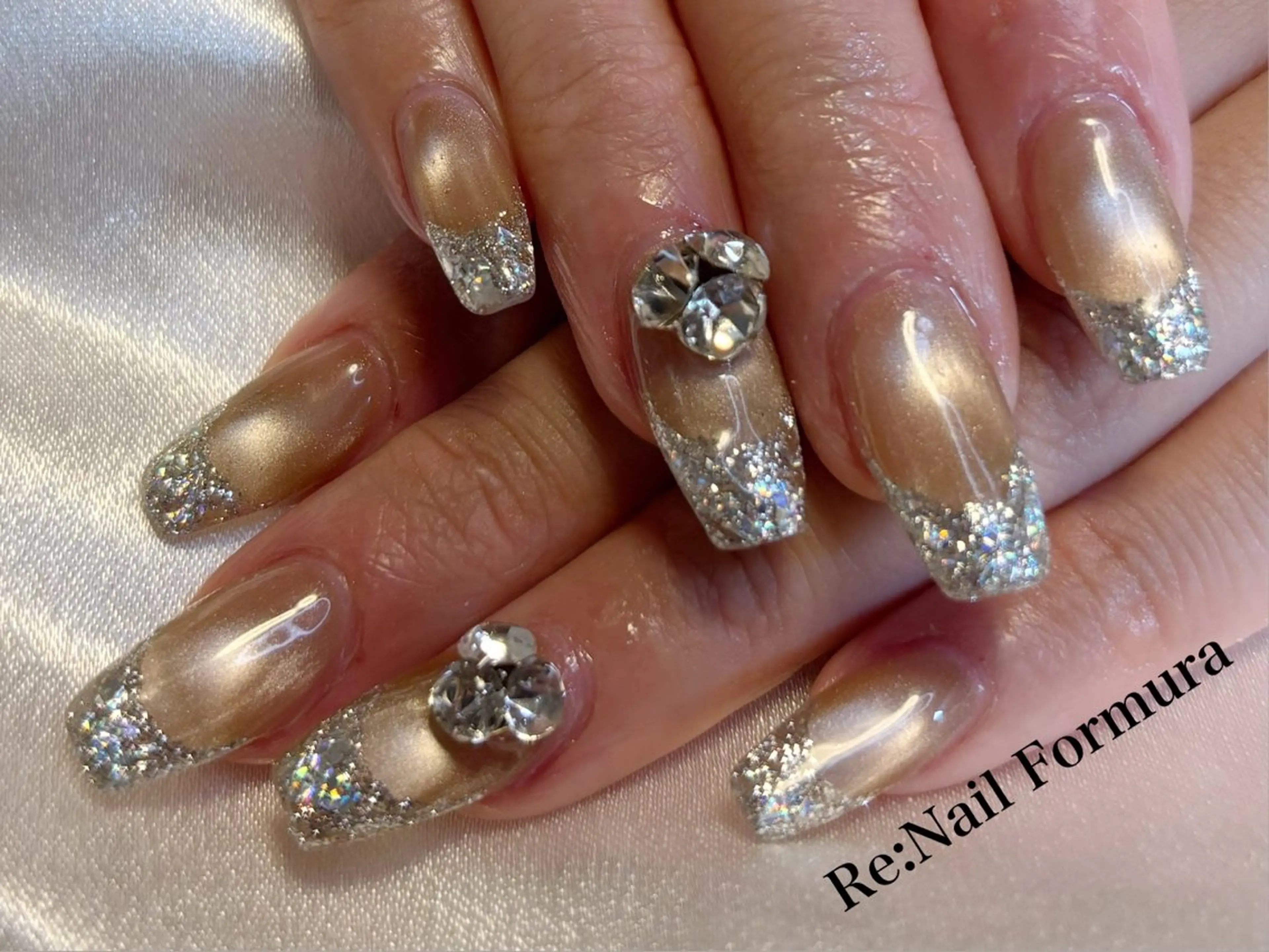 セミロング ハンドネイル kido chieのネイルデザイン