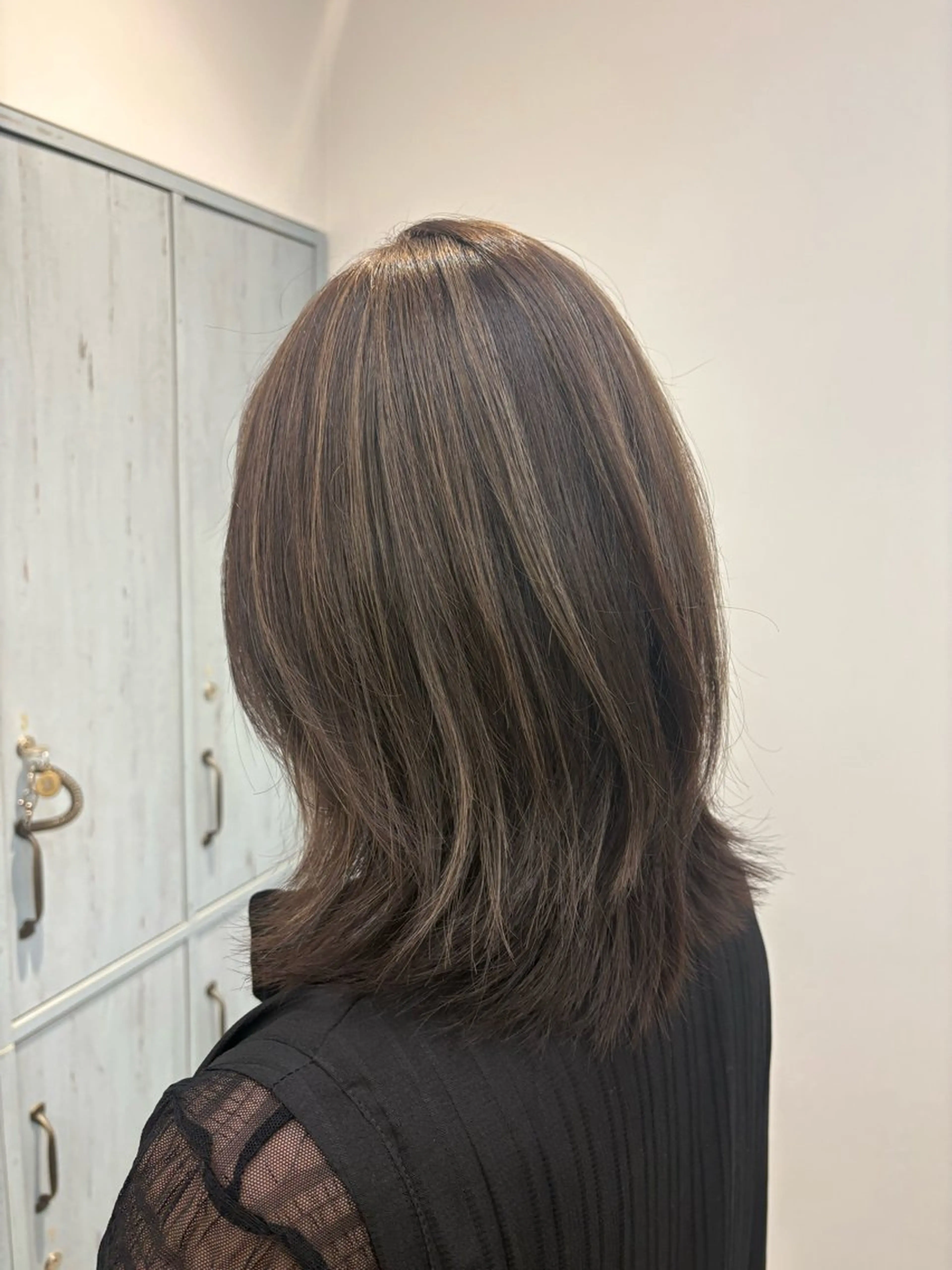 ミディアム ヘアカラー ukyo/カラー/ ブリーチ/ハイライトのヘアスタイル