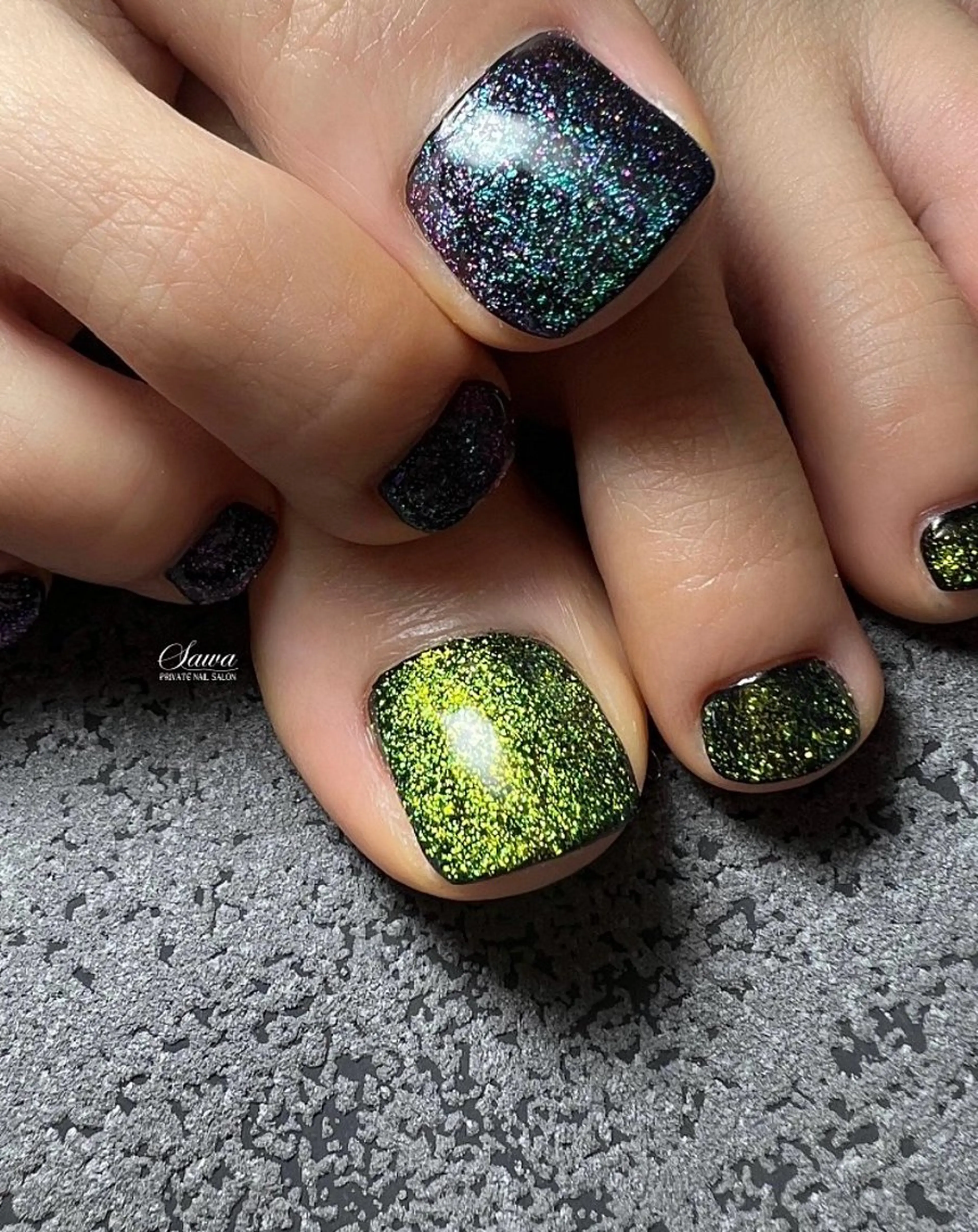 ネイル フラッシュネイル フラッシュマグ KUON 野澤 実加のネイルデザイン