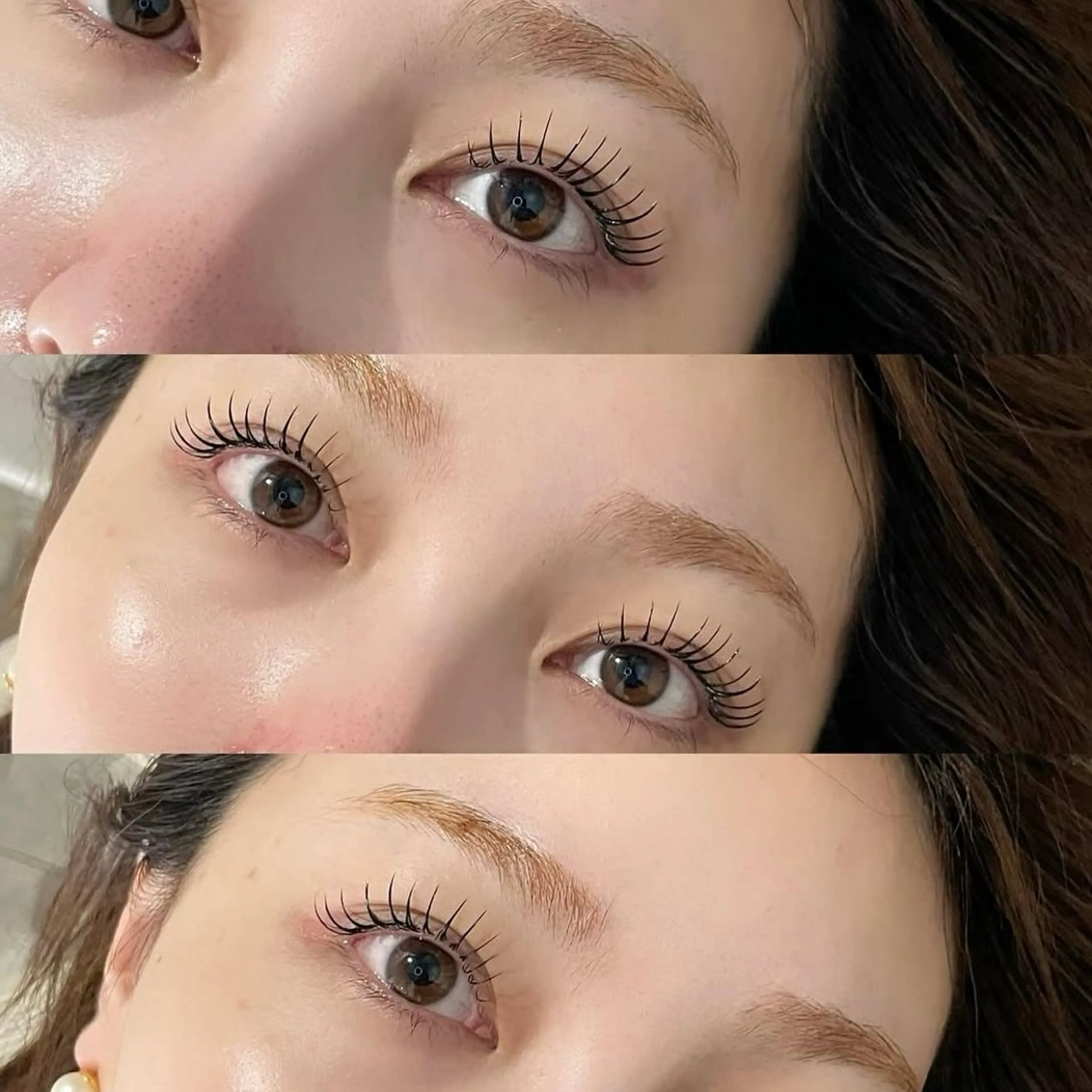 上下マツエク(フラットラッシュ)本数相談《コーティング付》の写真