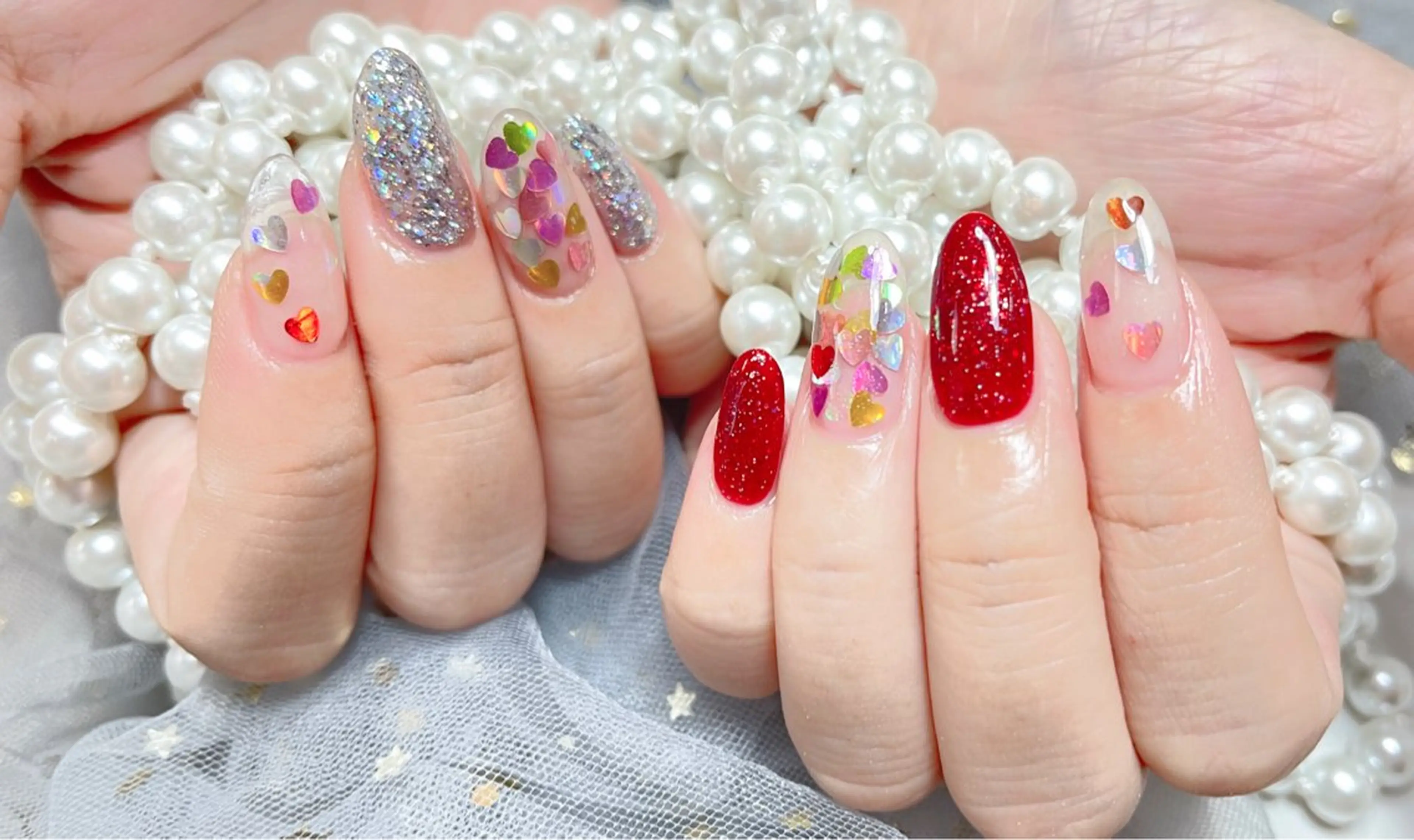 ネイル 🎀ネイルサロン エクラYUI🎀のネイルデザイン