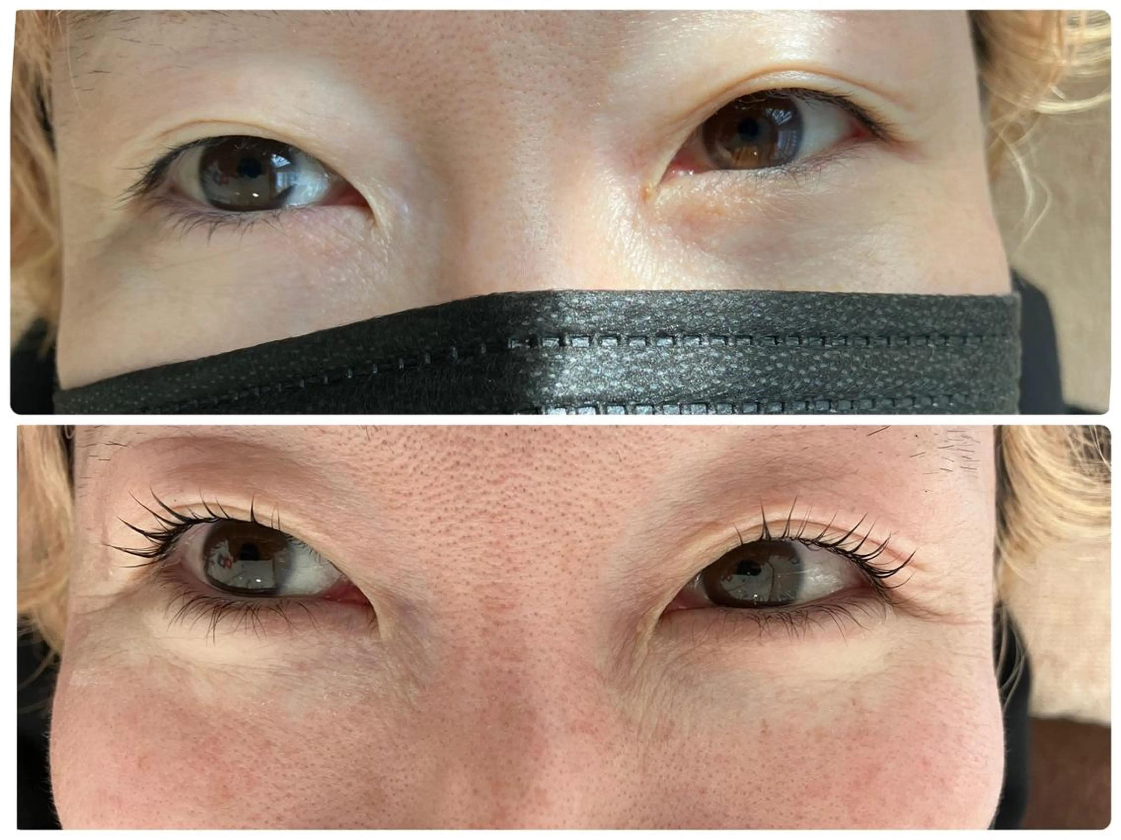 マツエク・マツパ 一重×まつ毛パーマ 韓国エクステ／羽エク ダブルスキル💛のヘアスタイル