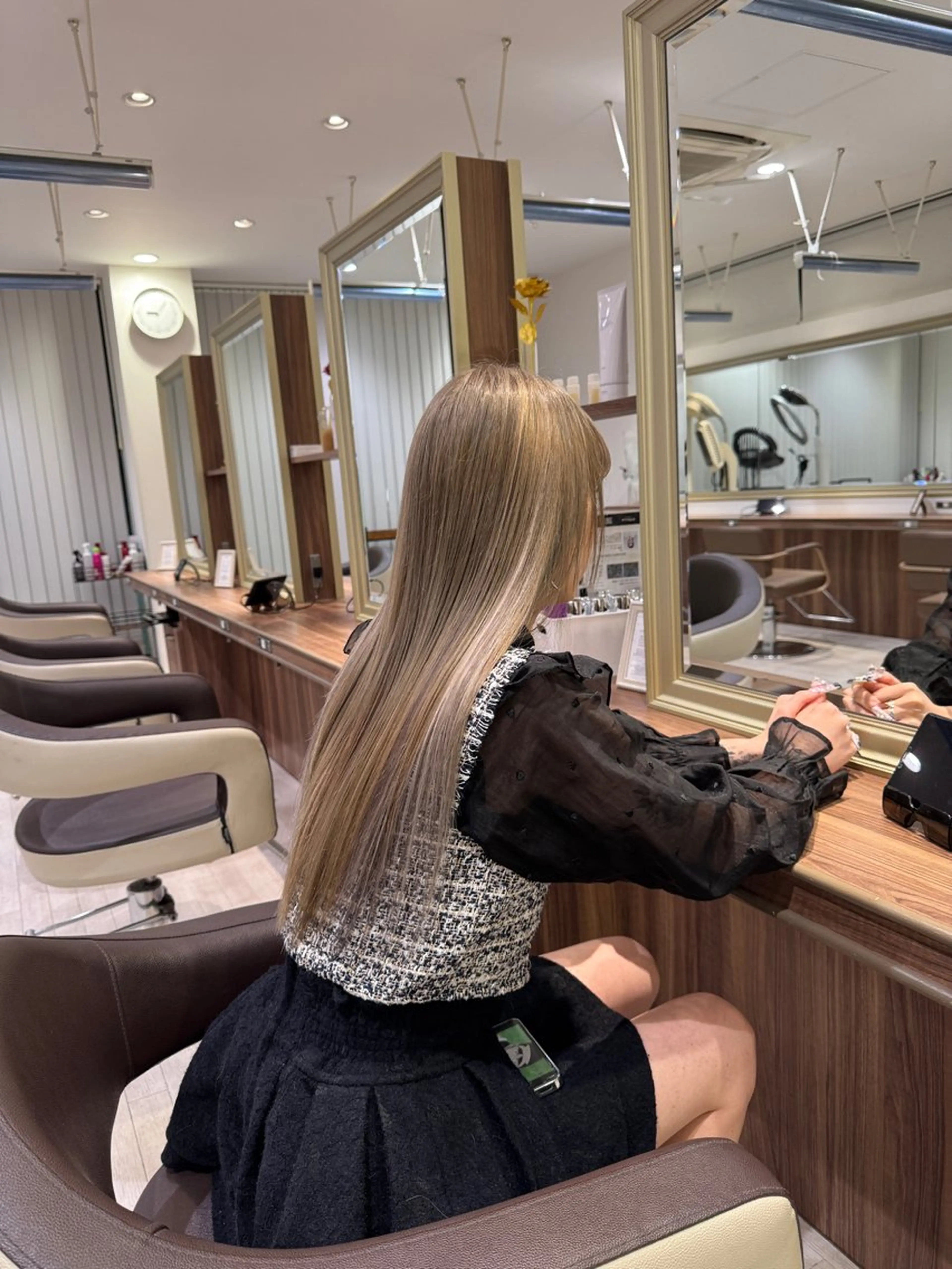 ロング カラー ヘアカラー Miyavi/カラー ショートボブのヘアスタイル