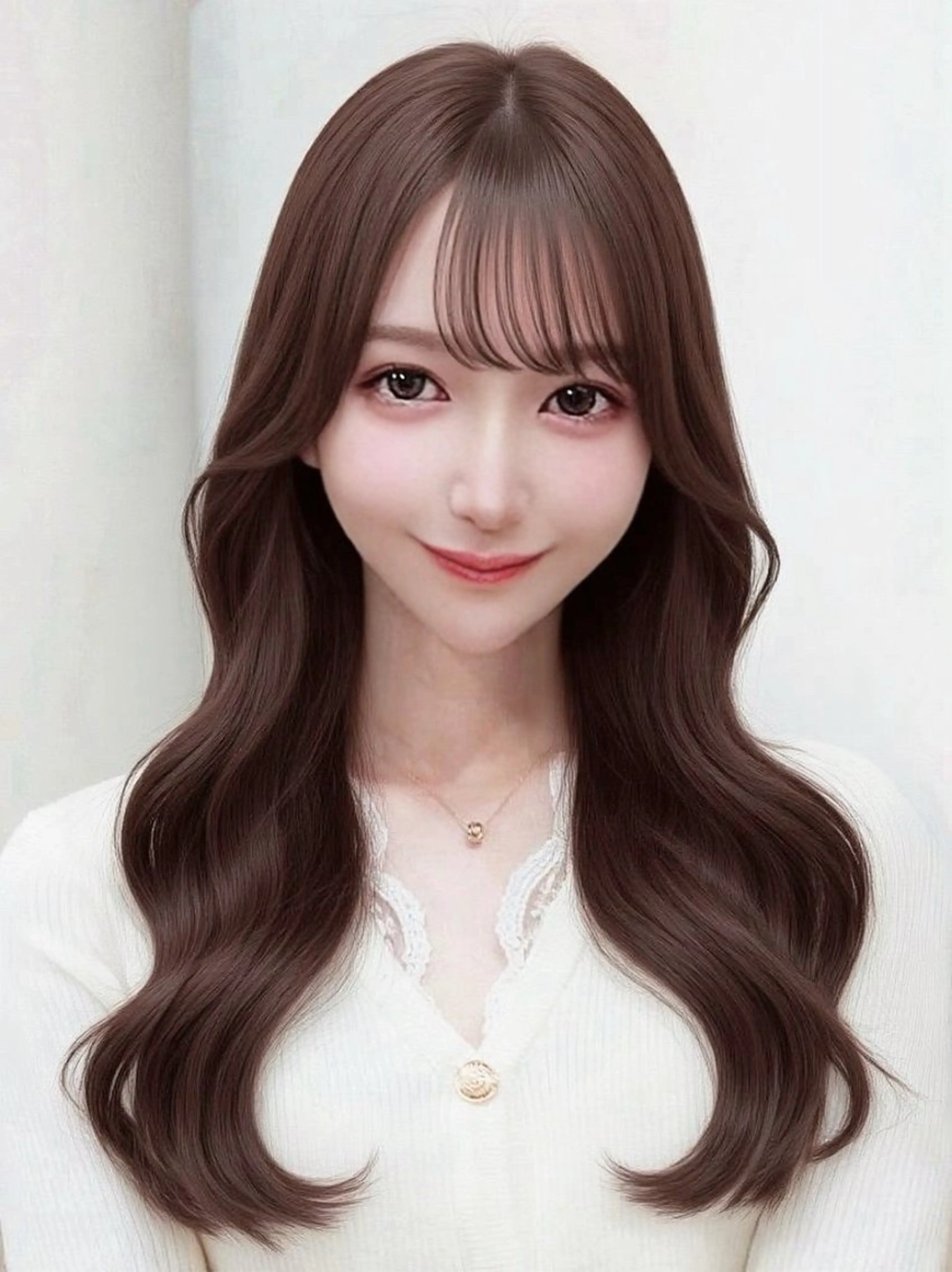 【指名なし】前髪顔周り小顔カット＋ブリーチなし透明感カラー＋TOKIO TRの写真