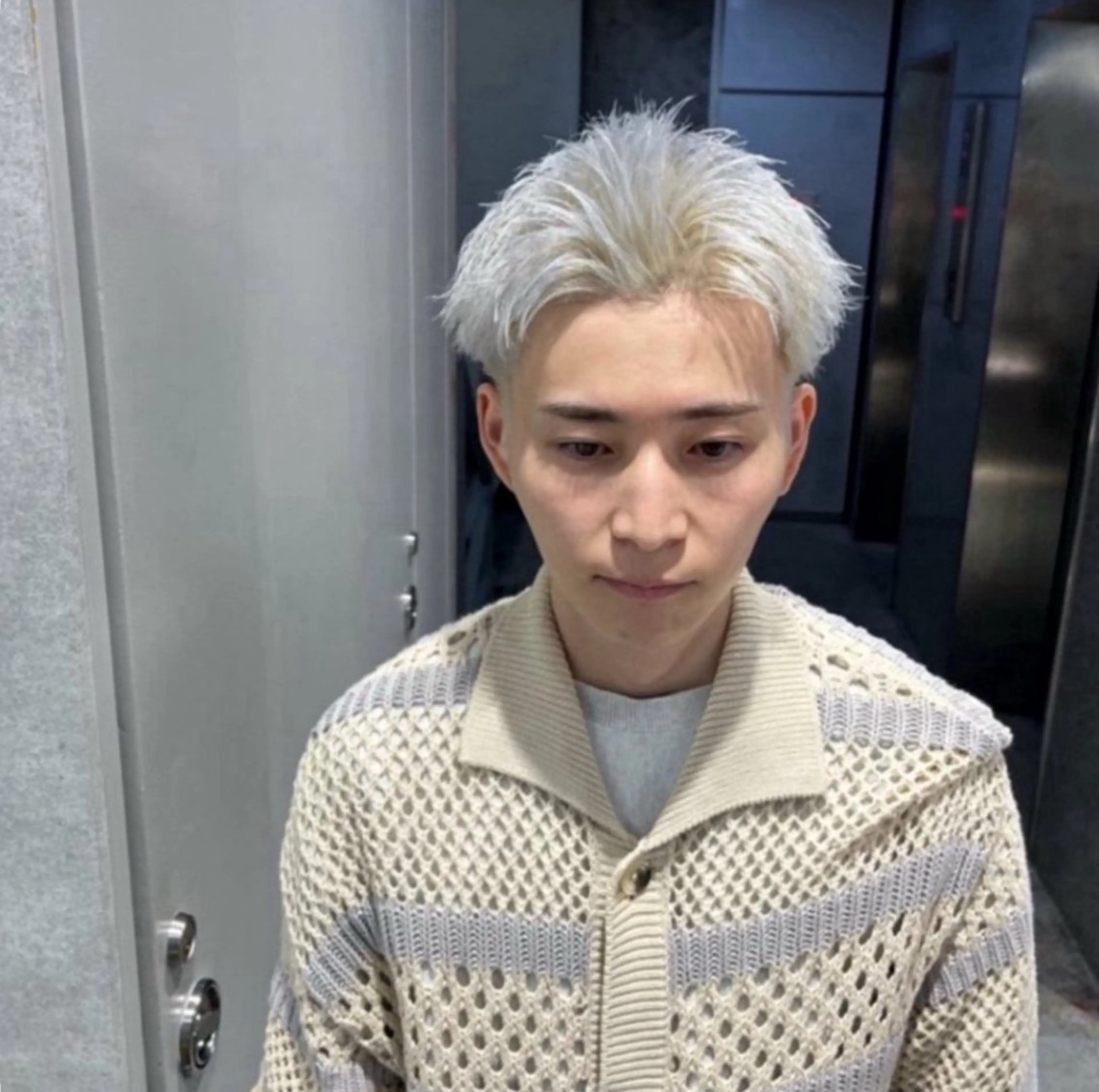 ショート カラー パーマ メンズ カット ヘアカラー 🔥メンズ 特化🔥菊水皐暉🔥のヘアスタイル