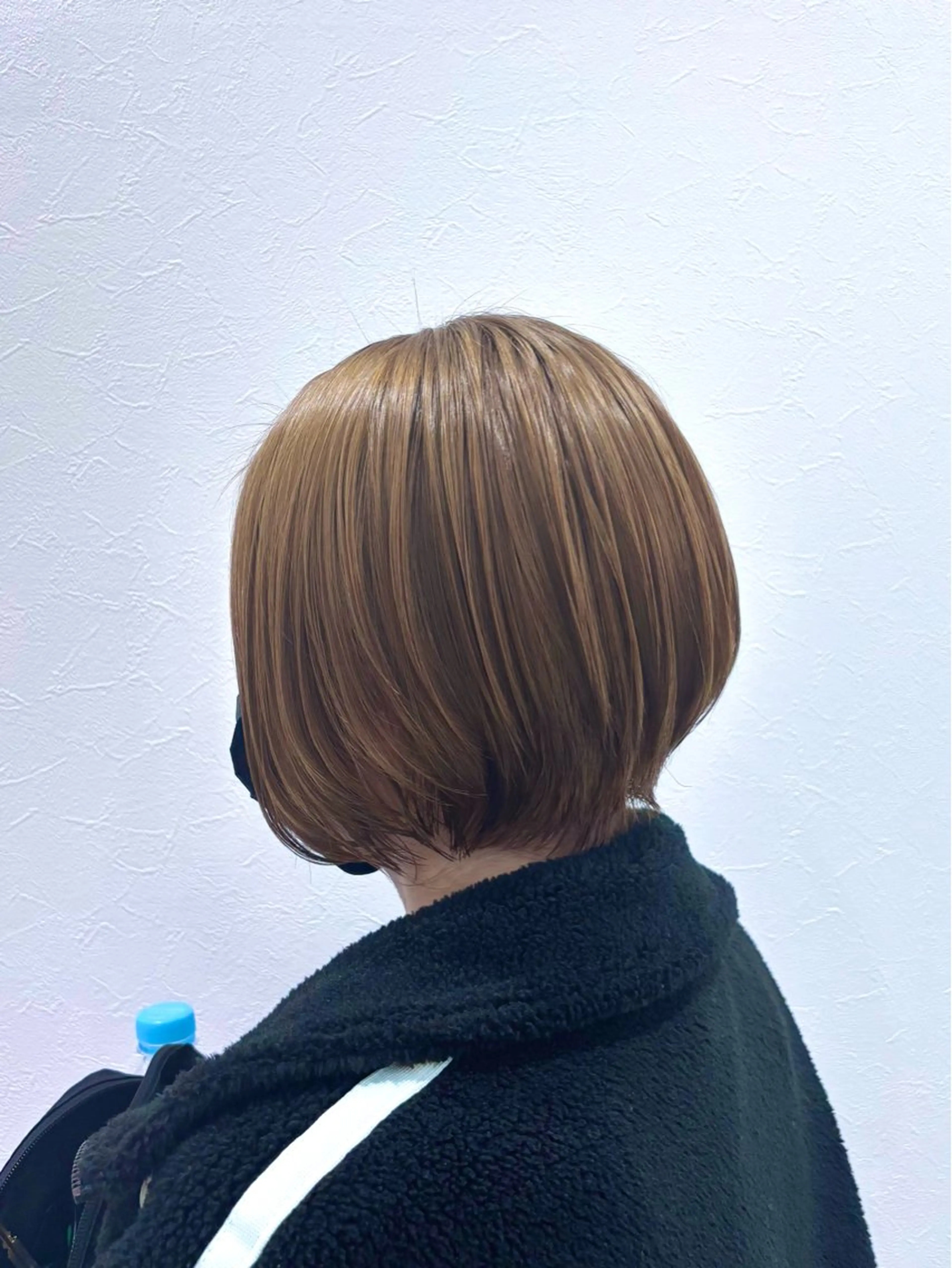 ショート カラー ベージュカラー ブリーチ ブリーチなしカラー ヘアカラー トリートメント 金沢美容室 KUSHUKAのヘアスタイル