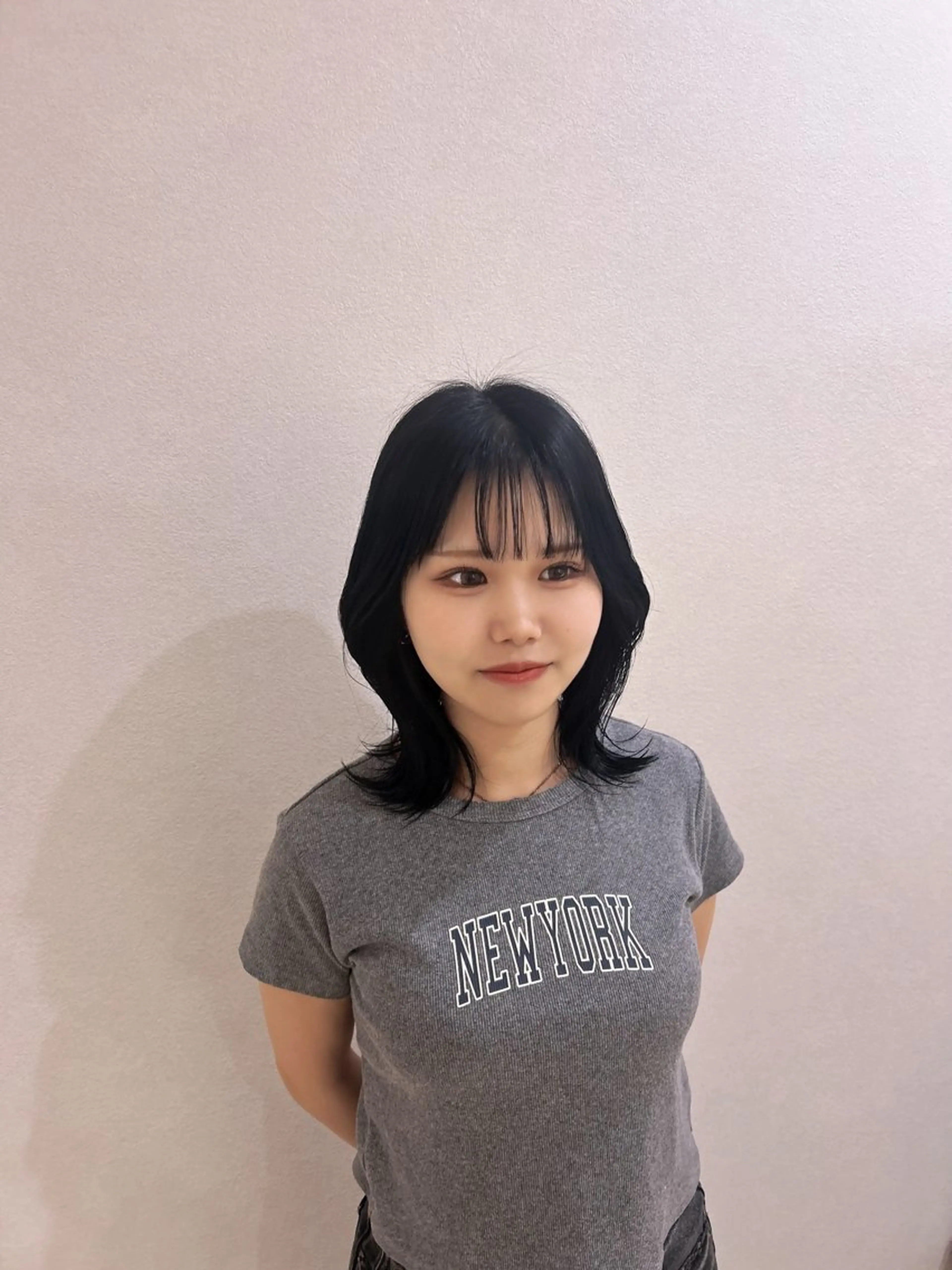 ミディアム くびれヘア レイヤーカット カット ヘアカラー Marin🫐/ 名駅/レイヤーカットのヘアスタイル