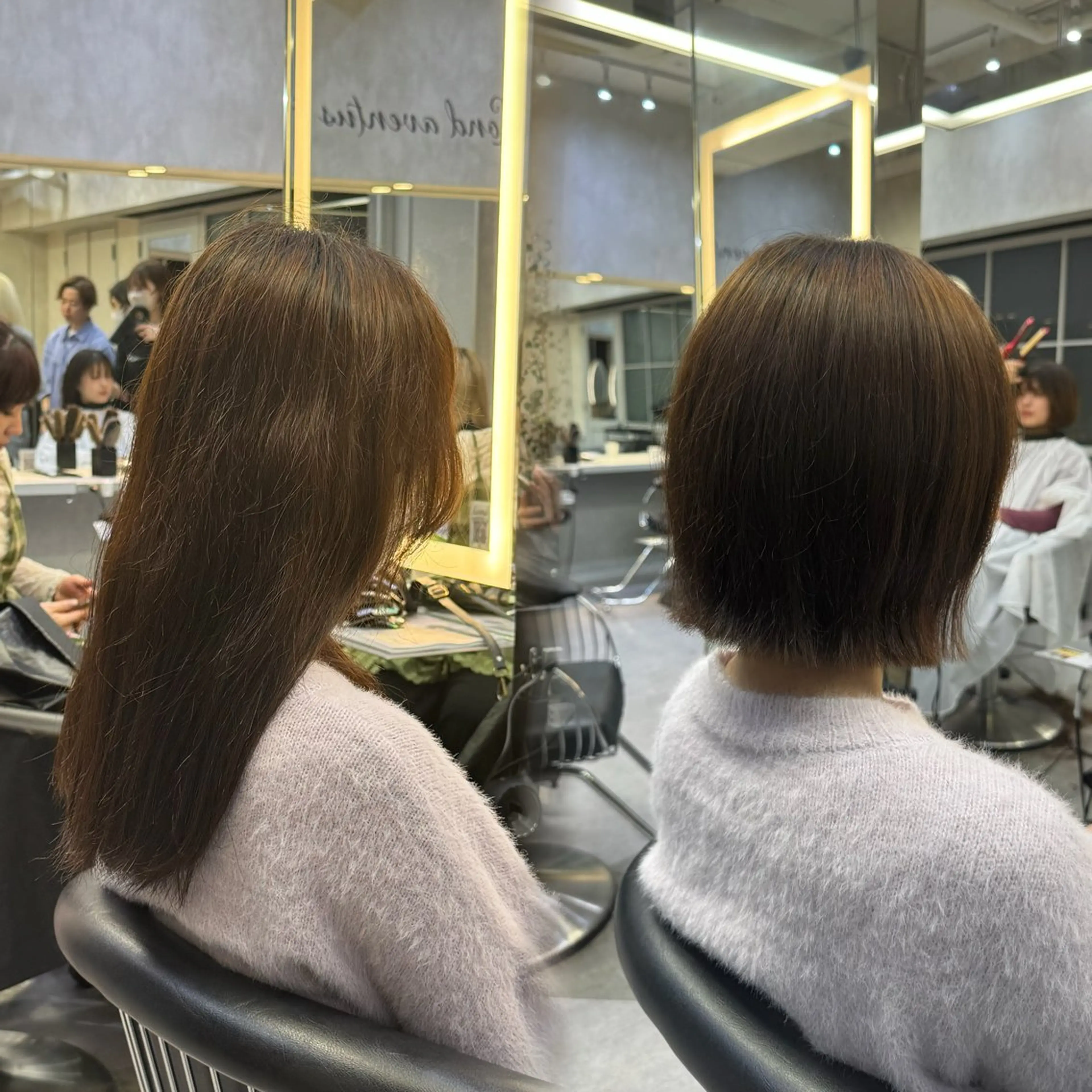 ミディアム ウルフ/レイヤー/ ボブ/大石晴也🦋のヘアスタイル