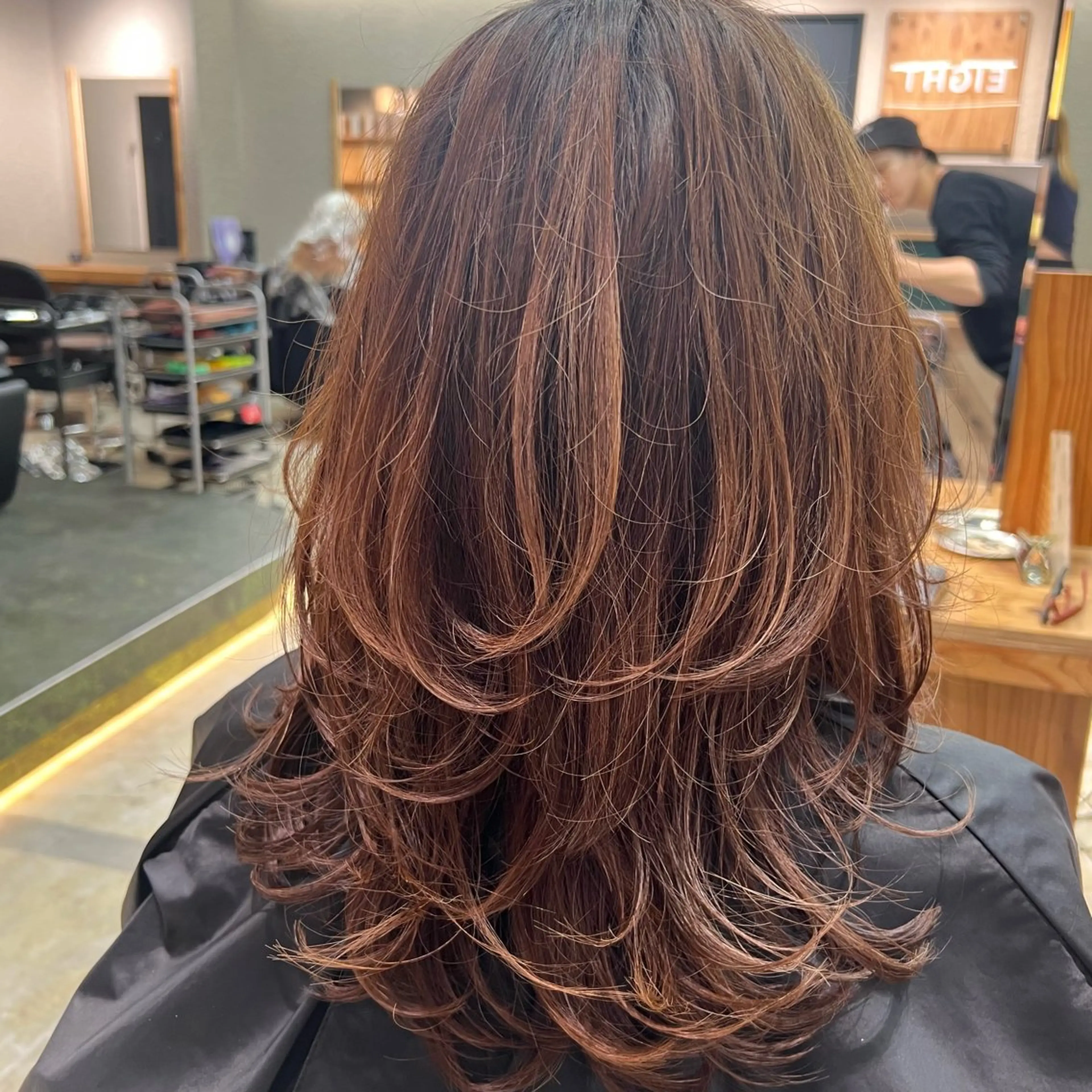 セミロング カット 💖梅田レイヤー💖 副店長Tsubasaのヘアスタイル