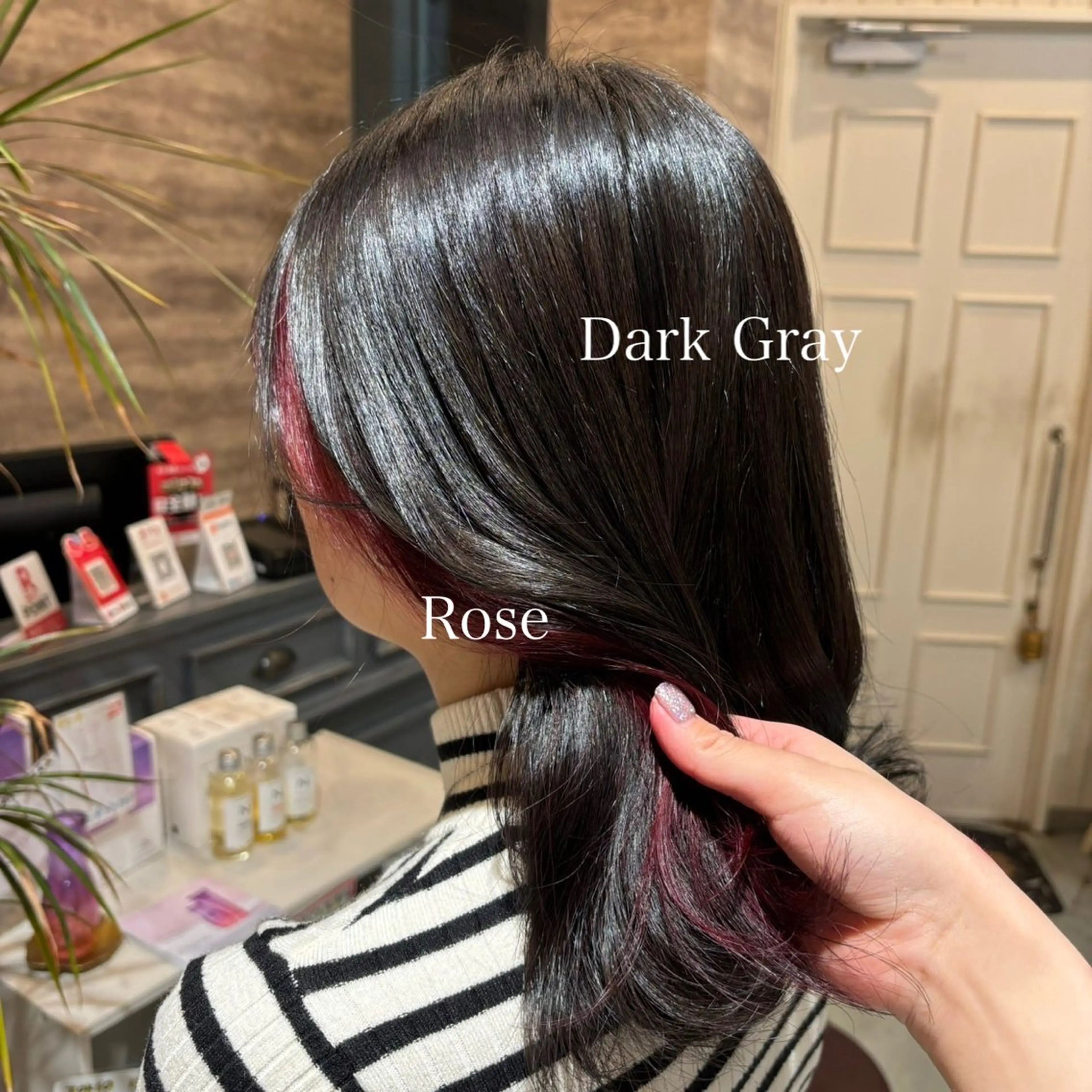 セミロング カラー ブリーチ ブルーカラー ダブルカラー グラデーションカラー ハイライトカラー 🫟Blanco🫟 Color&Careのヘアスタイル