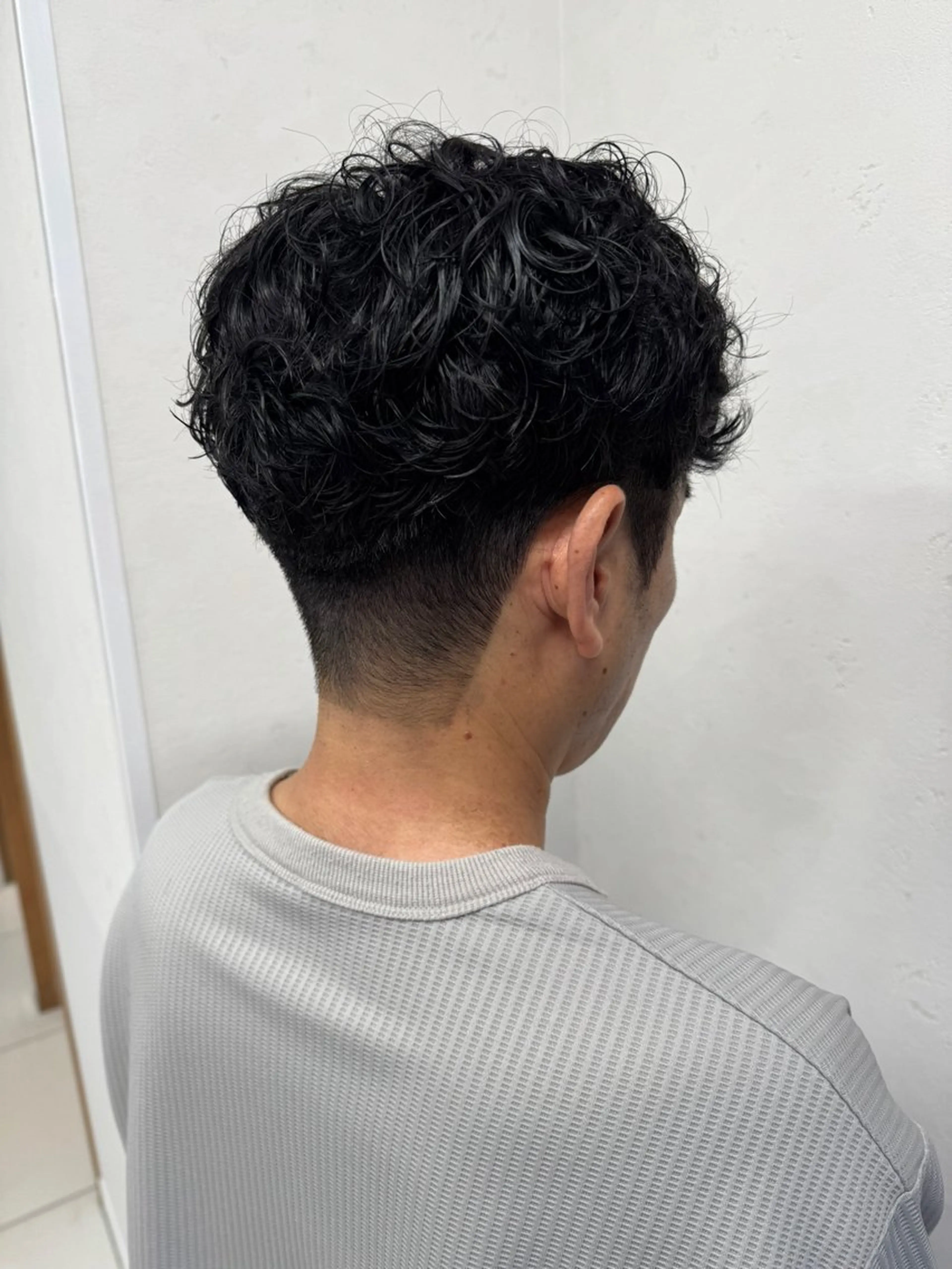 ショート メンズ カット パーマ トリートメント パーマ/ハイトーン /吉田眞のヘアスタイル